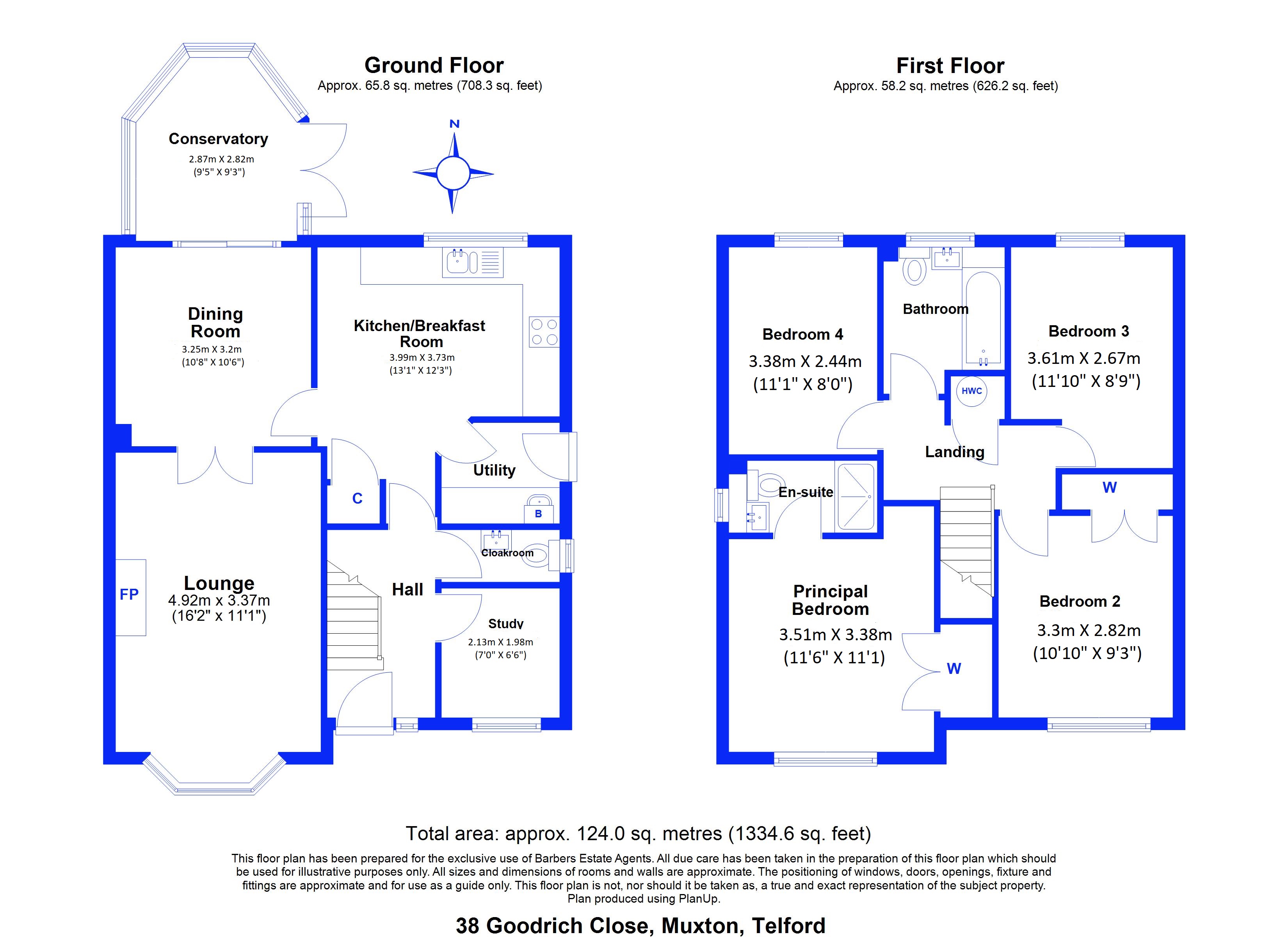 38, Goodrich Close, Telford floorplan