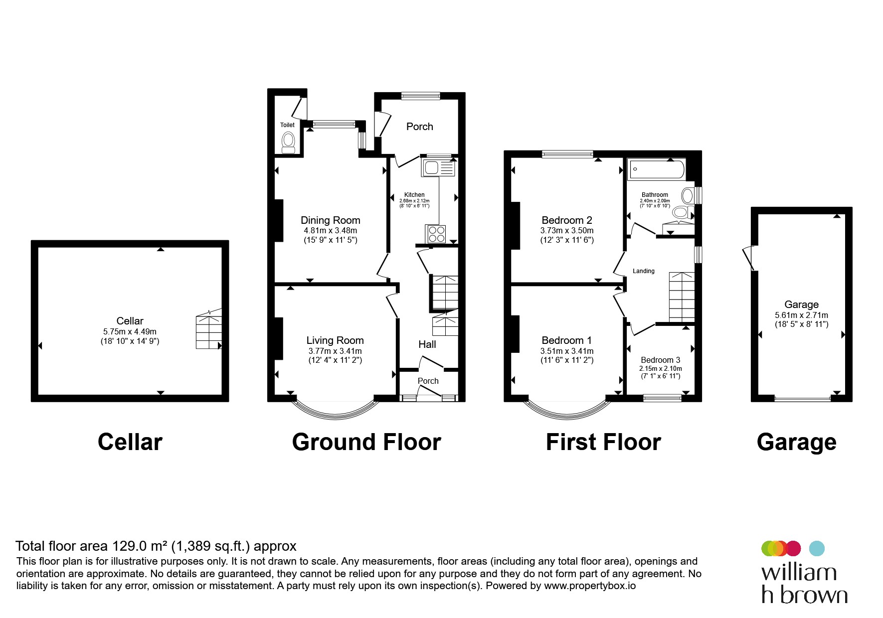 196, Balby Road, Doncaster floorplan