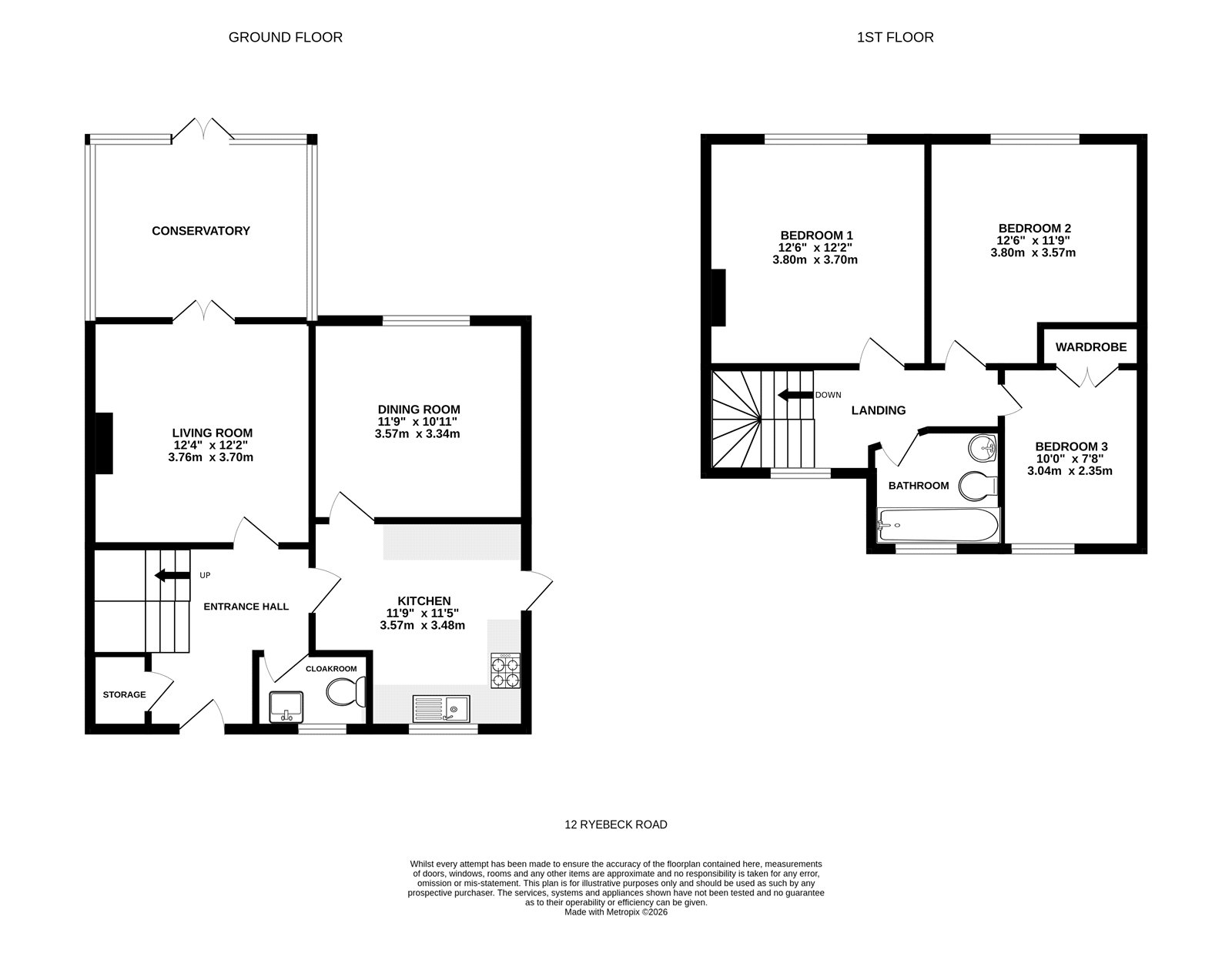 Ryebeck Road, Fleet floorplan