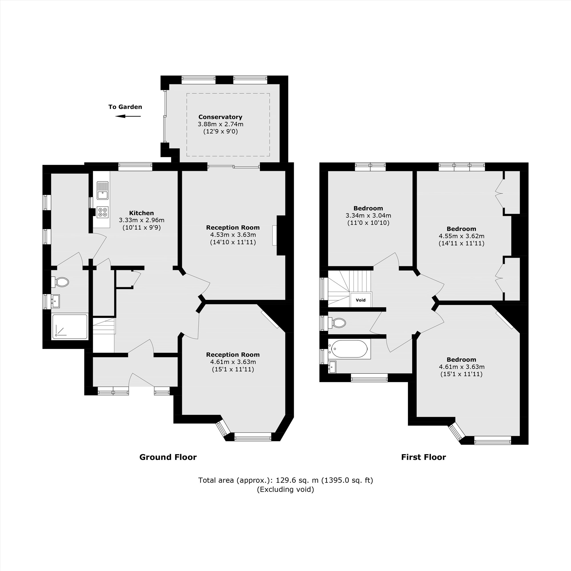 136, Old Oak Road, London floorplan
