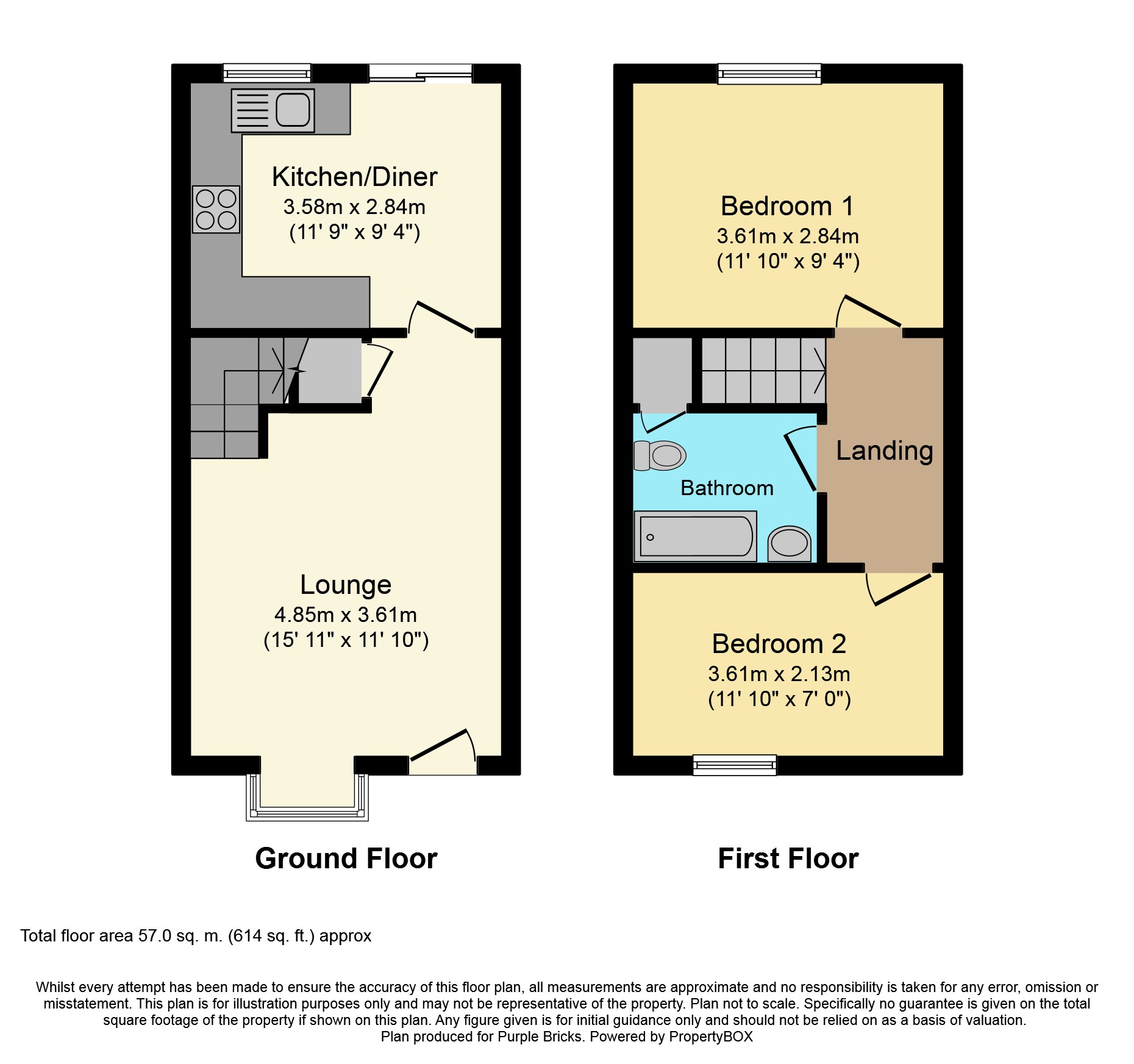 2 Bedrooms End terrace house for sale in Hebrides Close, Sinfin, Derby DE24