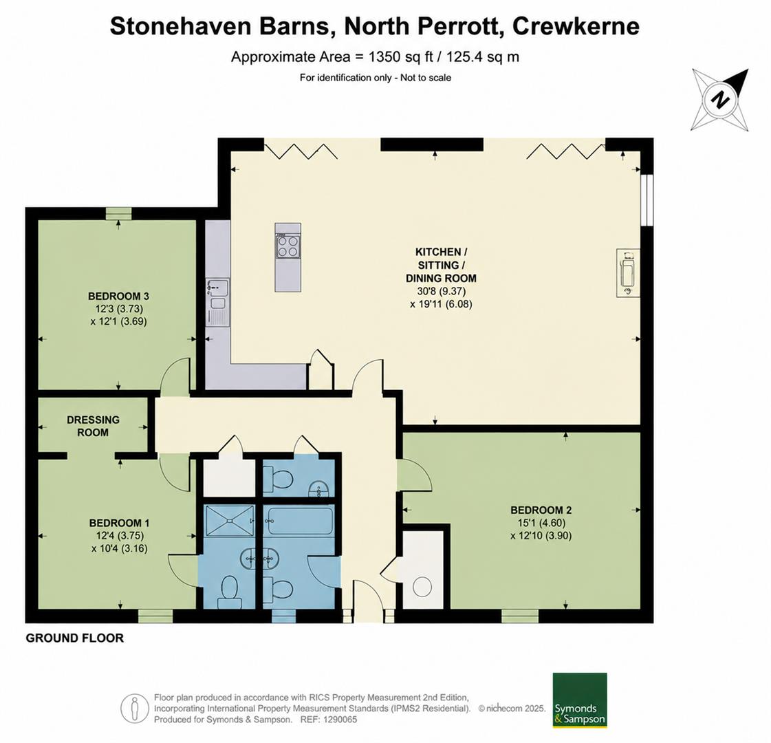 2 Stonehaven Barns, Crewkerne floorplan