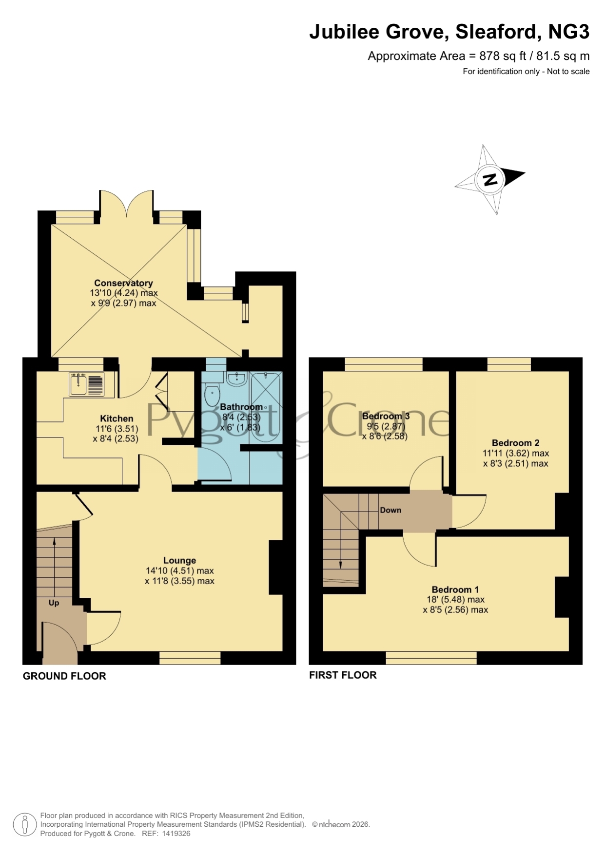 59, Jubilee Grove, Sleaford floorplan
