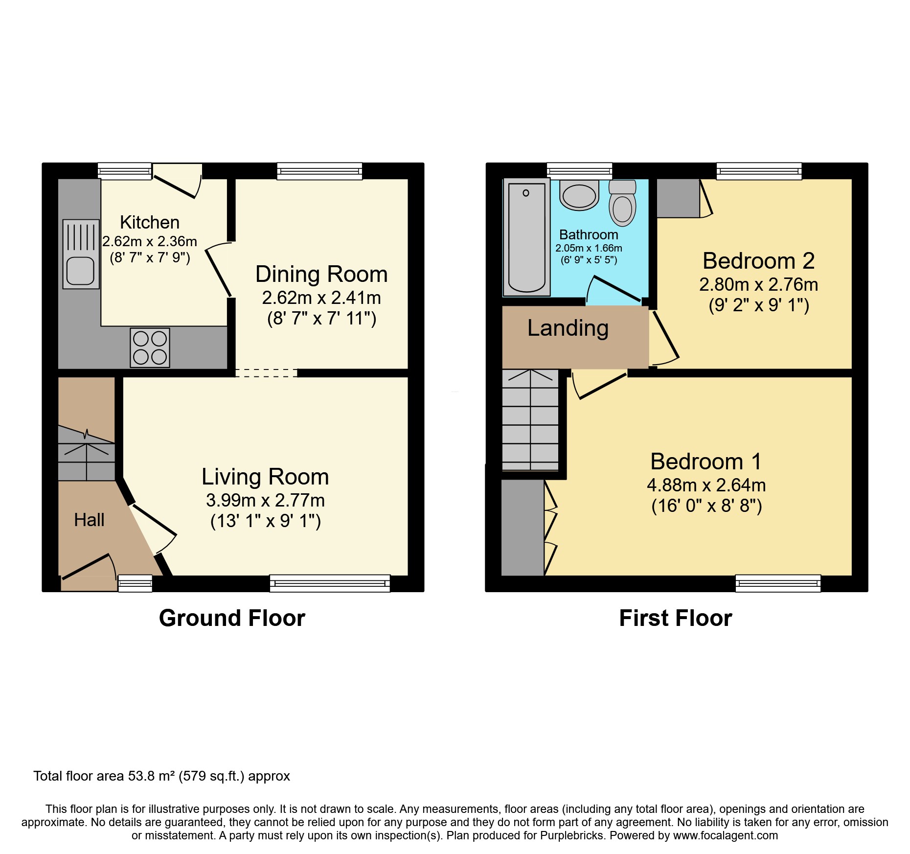 33, Crossbank Avenue, Oldham floorplan