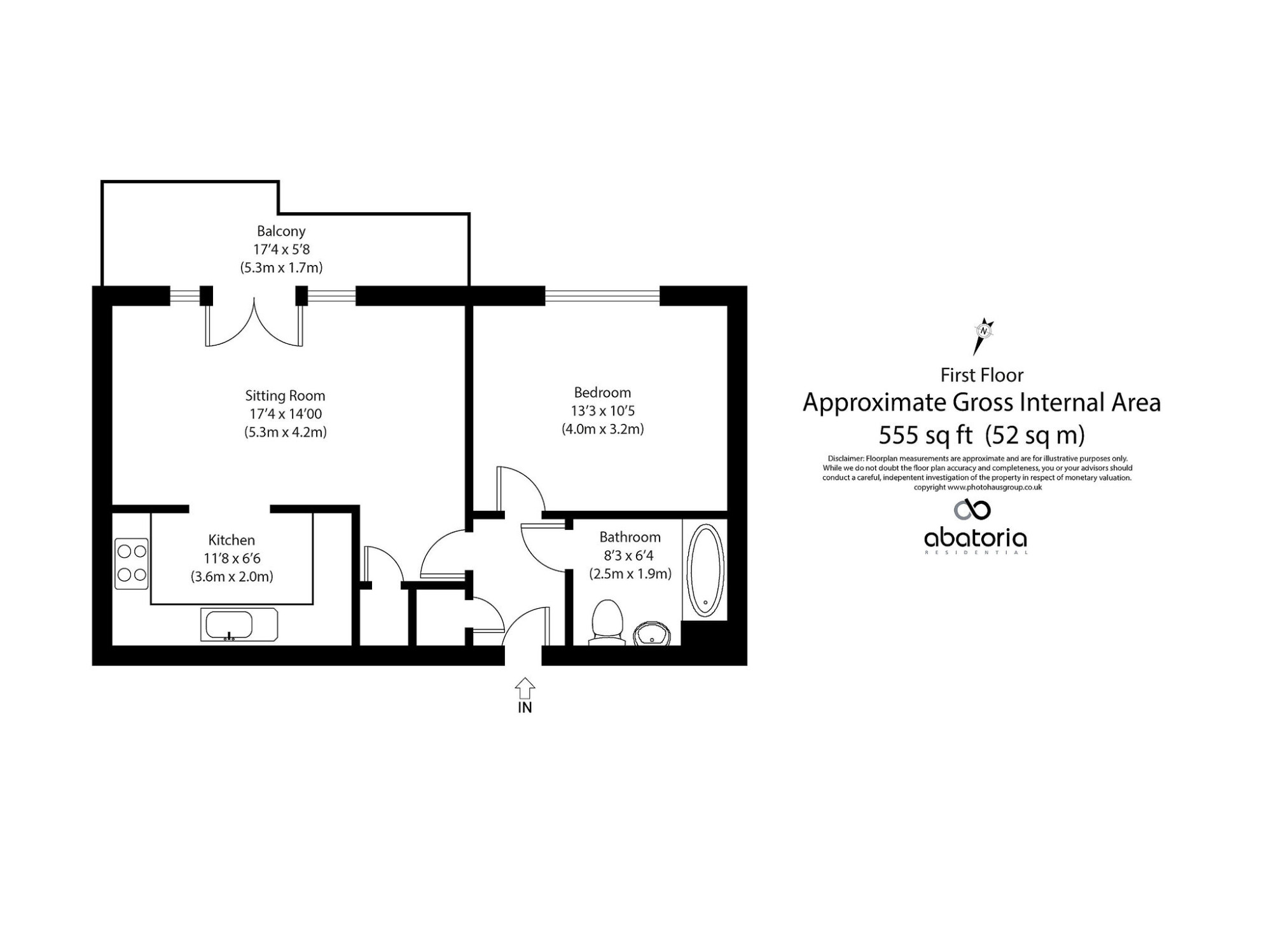 Flat 4, 222 Stepney Way, London floorplan
