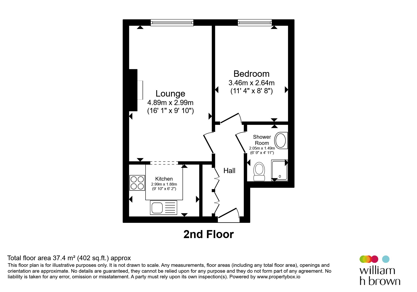 Flat 23, Ashgrove, 43, The Village, York floorplan
