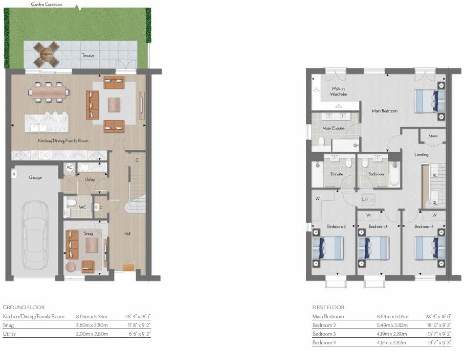 The Walled Garden, Trent Park, Enfield floorplan
