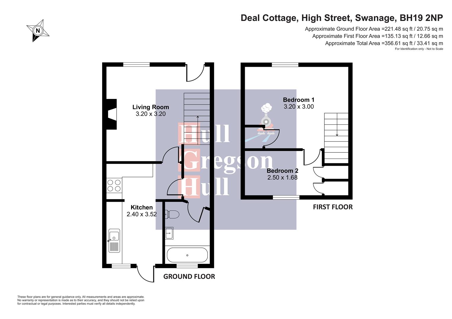 Deal Cottage, 403 High Street, Swanage floorplan