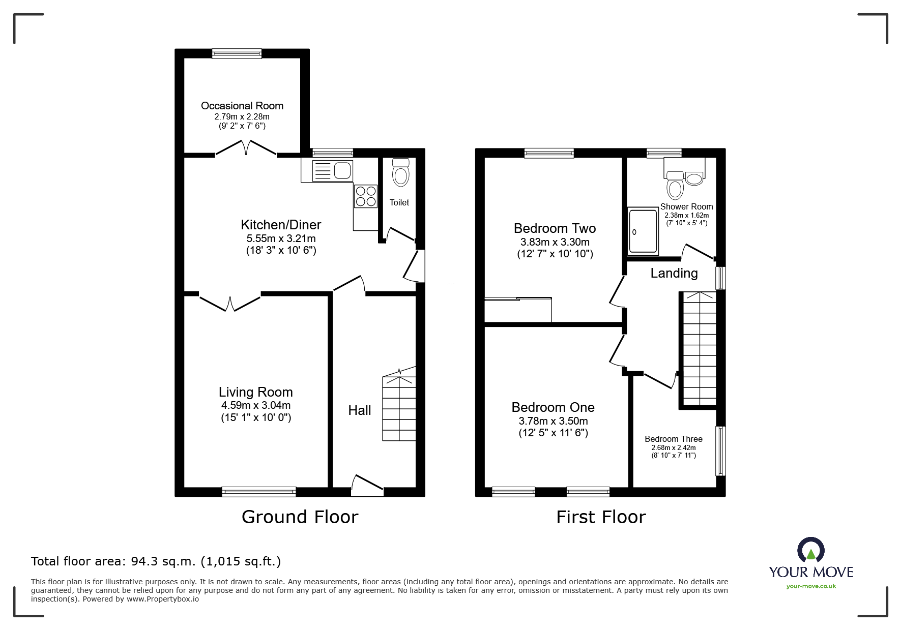 15, Wood Street, Barnsley floorplan