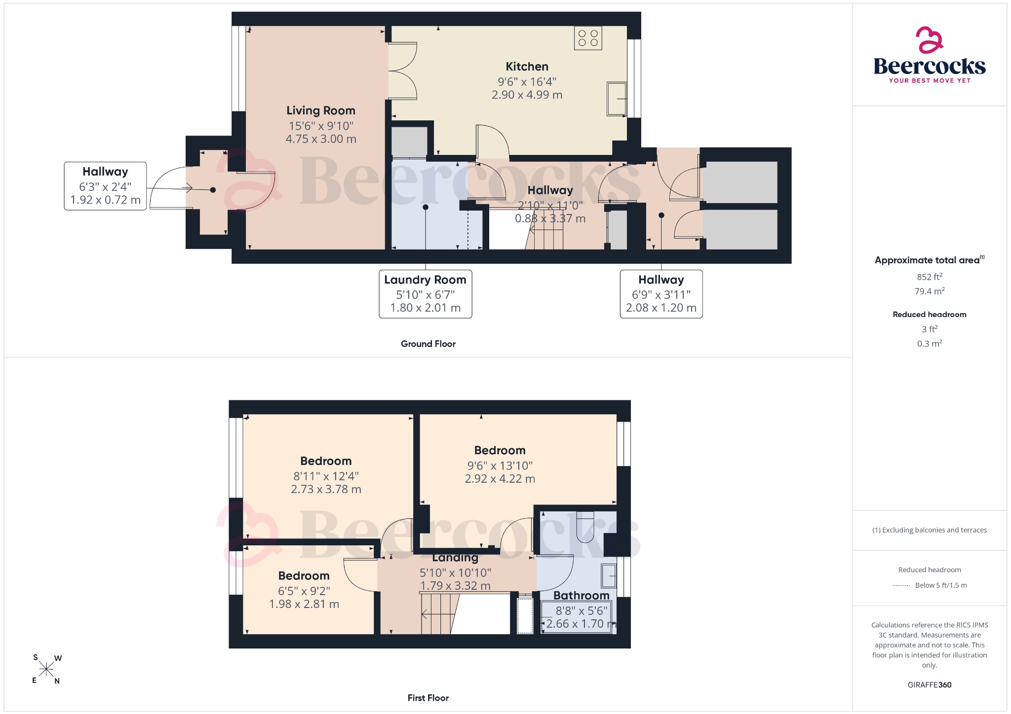 13, Petersfield Close, Hull floorplan