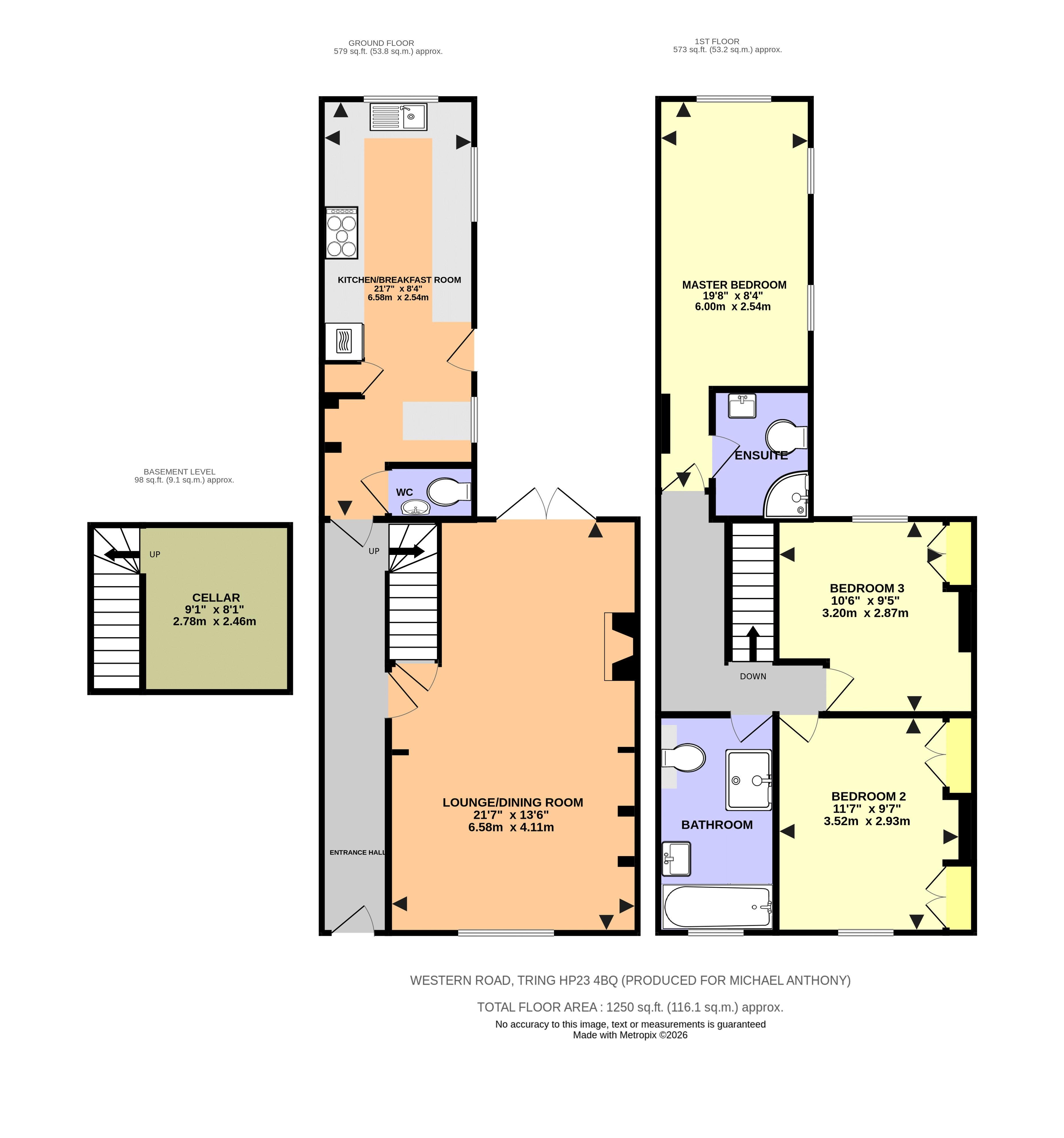 31, Western Road, Tring floorplan