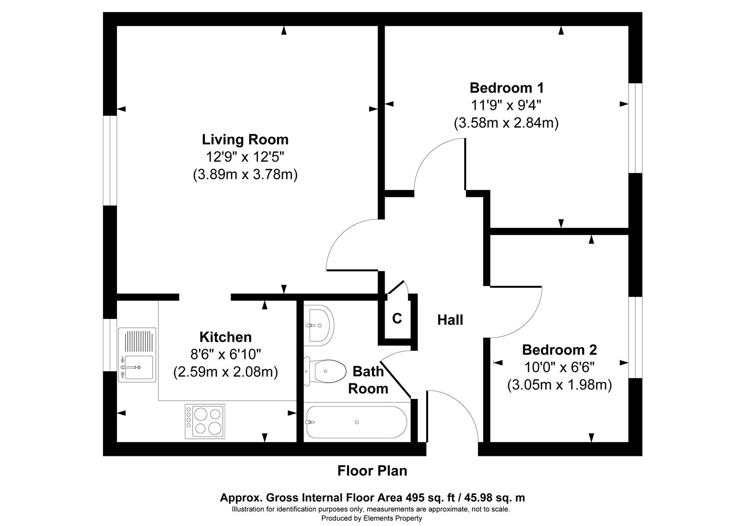 10, Tyssen Place, South Ockendon floorplan