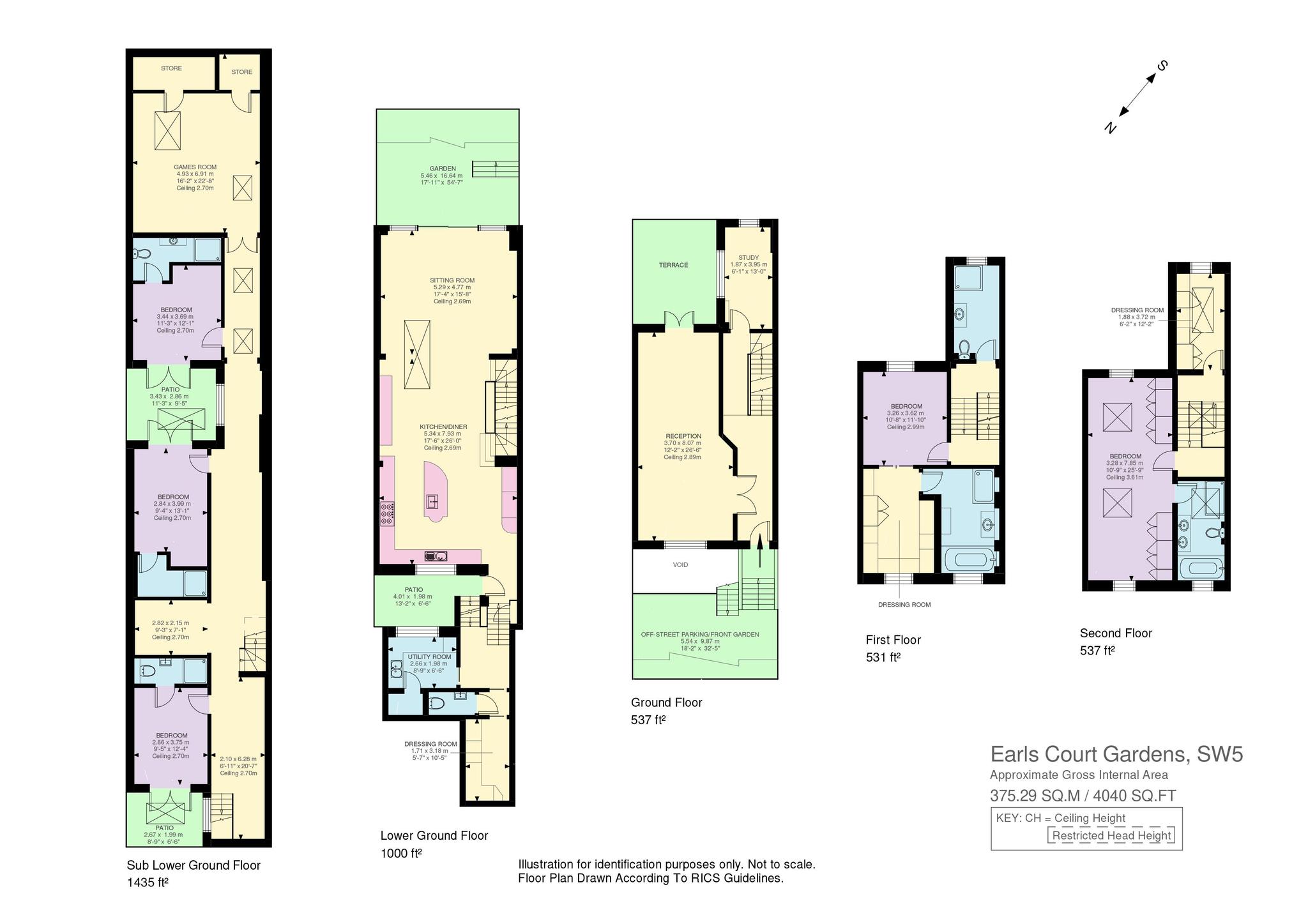 6, Earls Court Gardens, London floorplan
