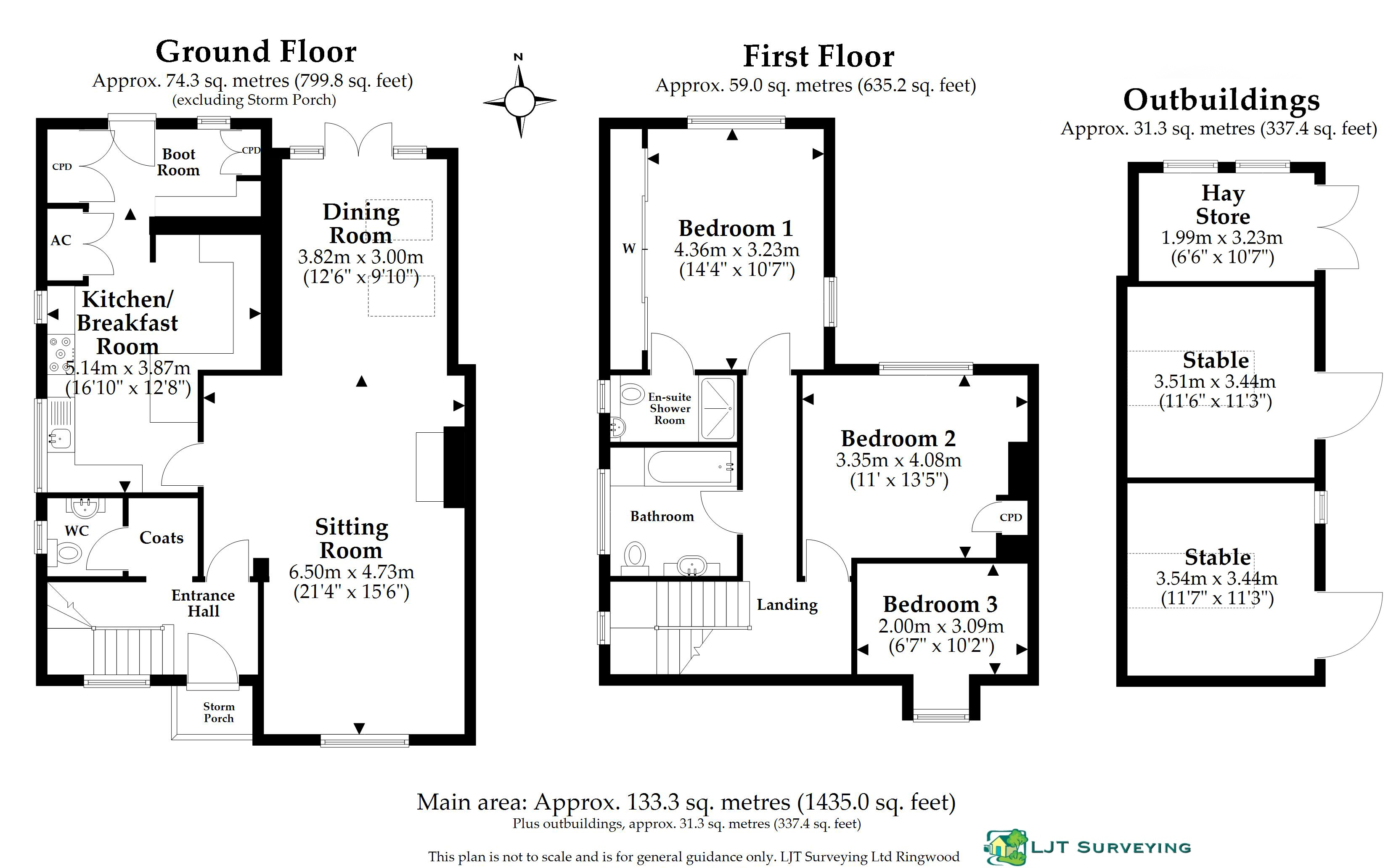 9 St. Georges Cottages,, Hale, Hampshire floorplan