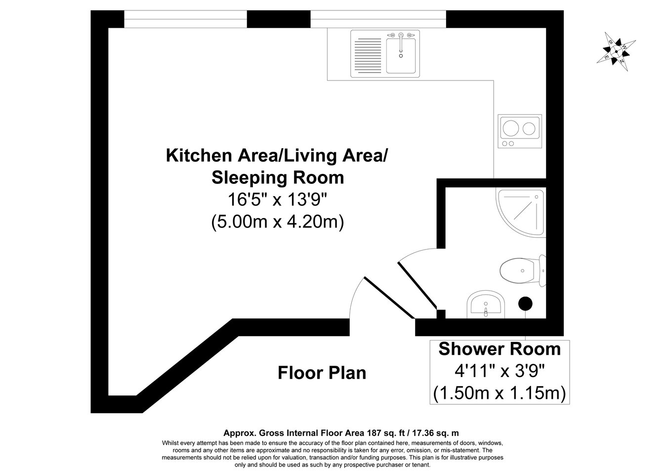 Room 24, 136, Sunbridge Road, Bradford floorplan