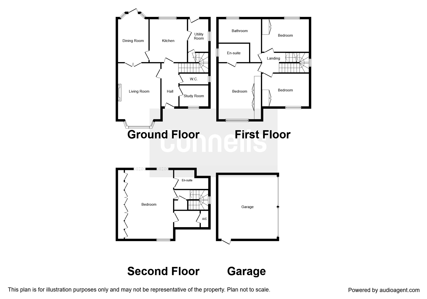 4 Bedrooms Detached house for sale in Monkfield Lane, Great Cambourne, Cambridge CB23