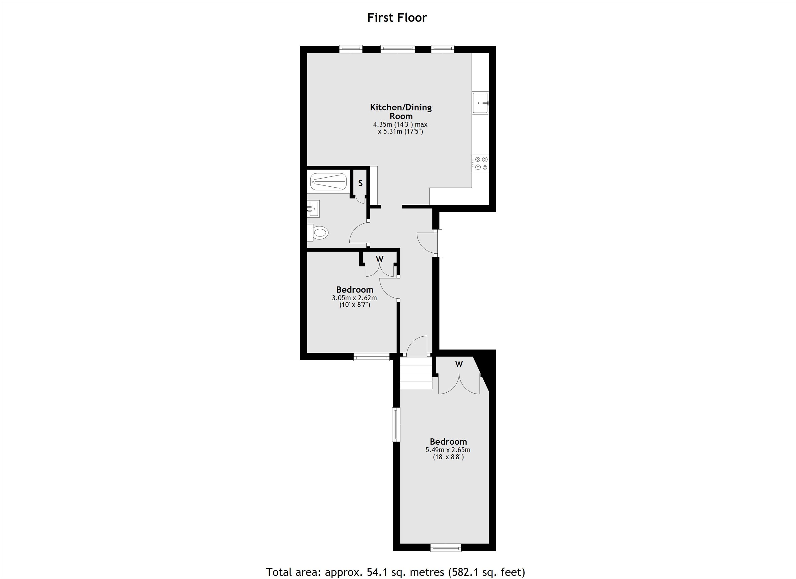 170B, Dalston Lane, London floorplan
