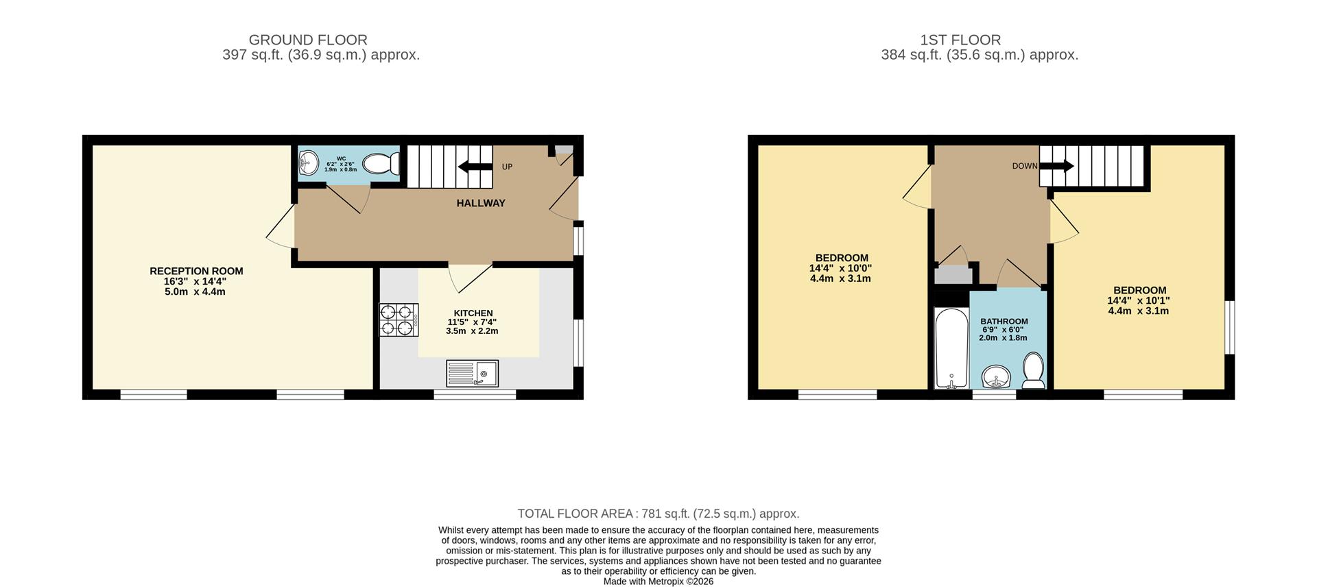 1C, Clova Road, London floorplan