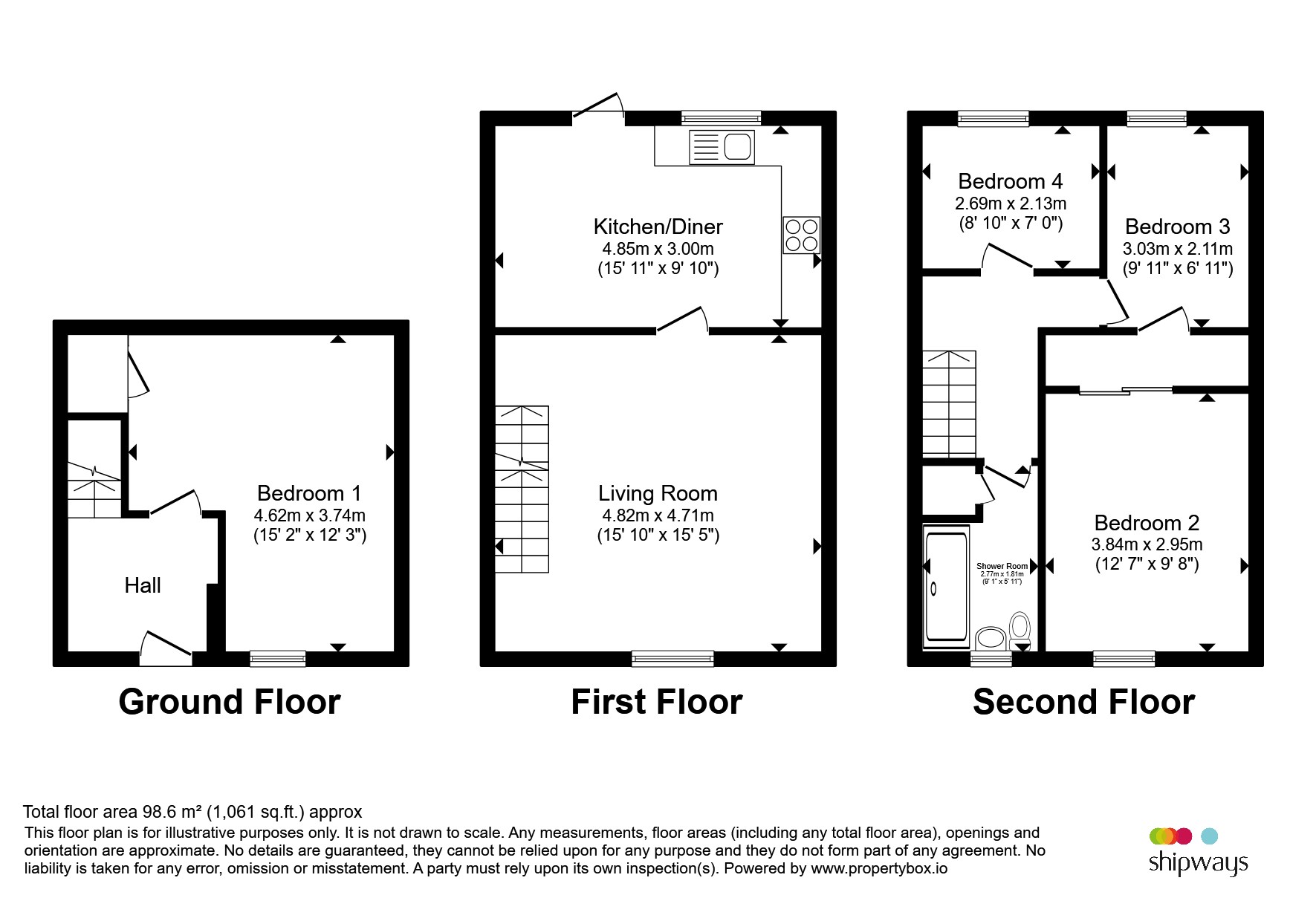 21, Ralphs Meadow, Birmingham floorplan