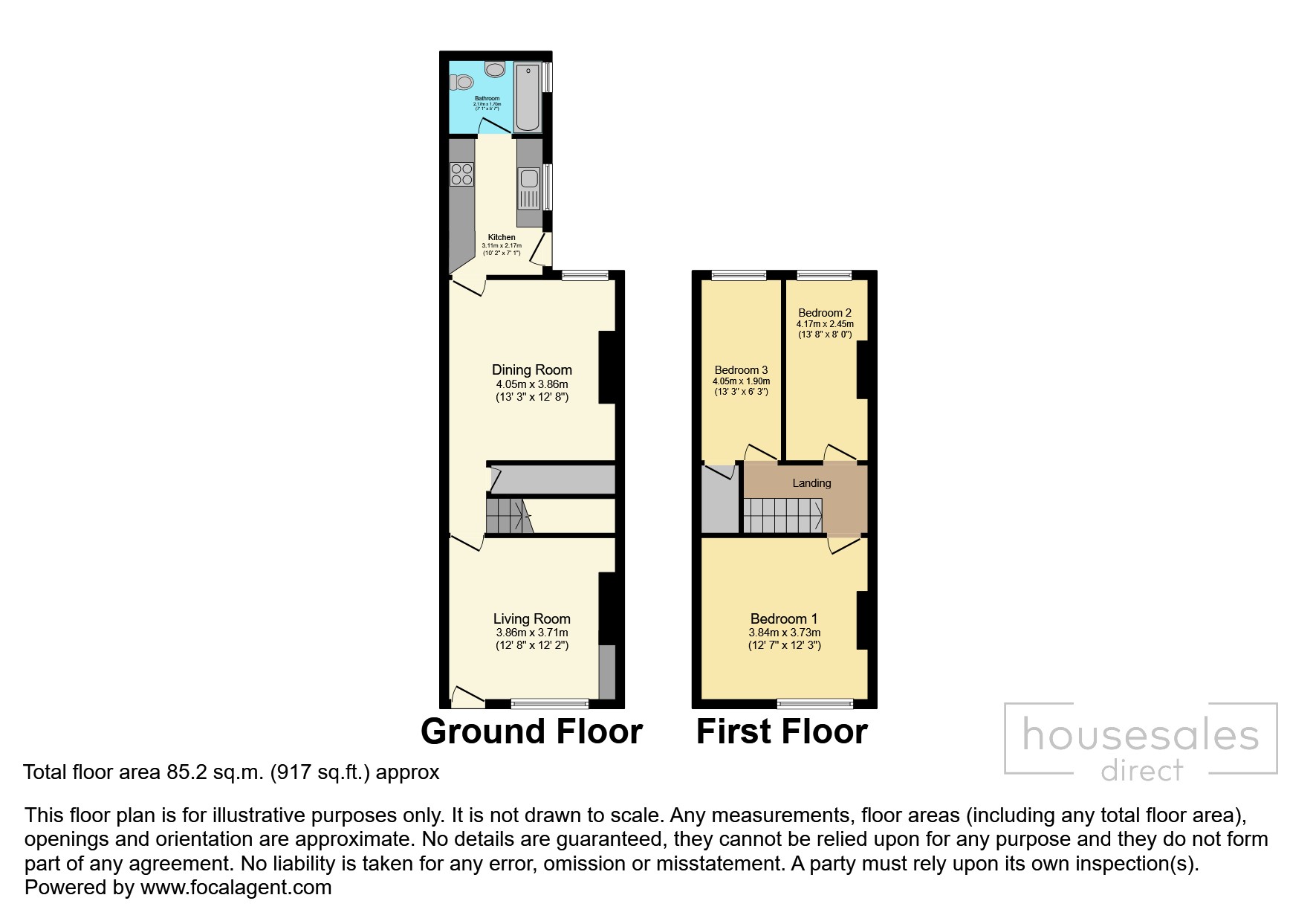 68, Loscoe Road, Heanor floorplan