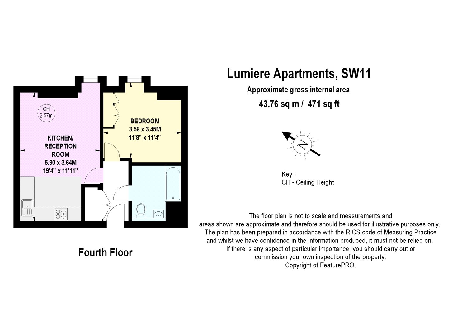 1 Bedrooms Flat to rent in St. John's Hill, London SW11