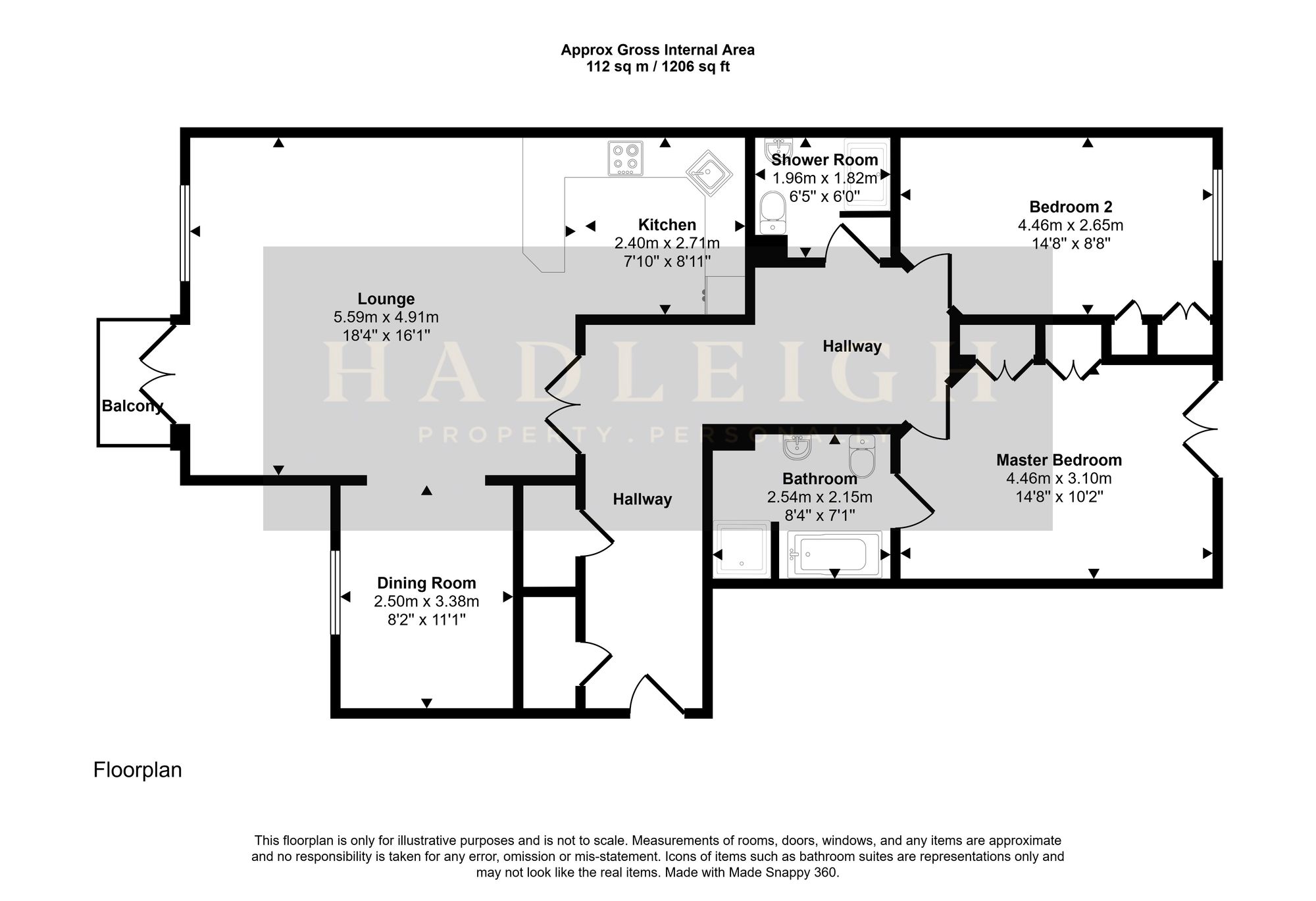 Apt 38, St. James Place, Birmingham floorplan