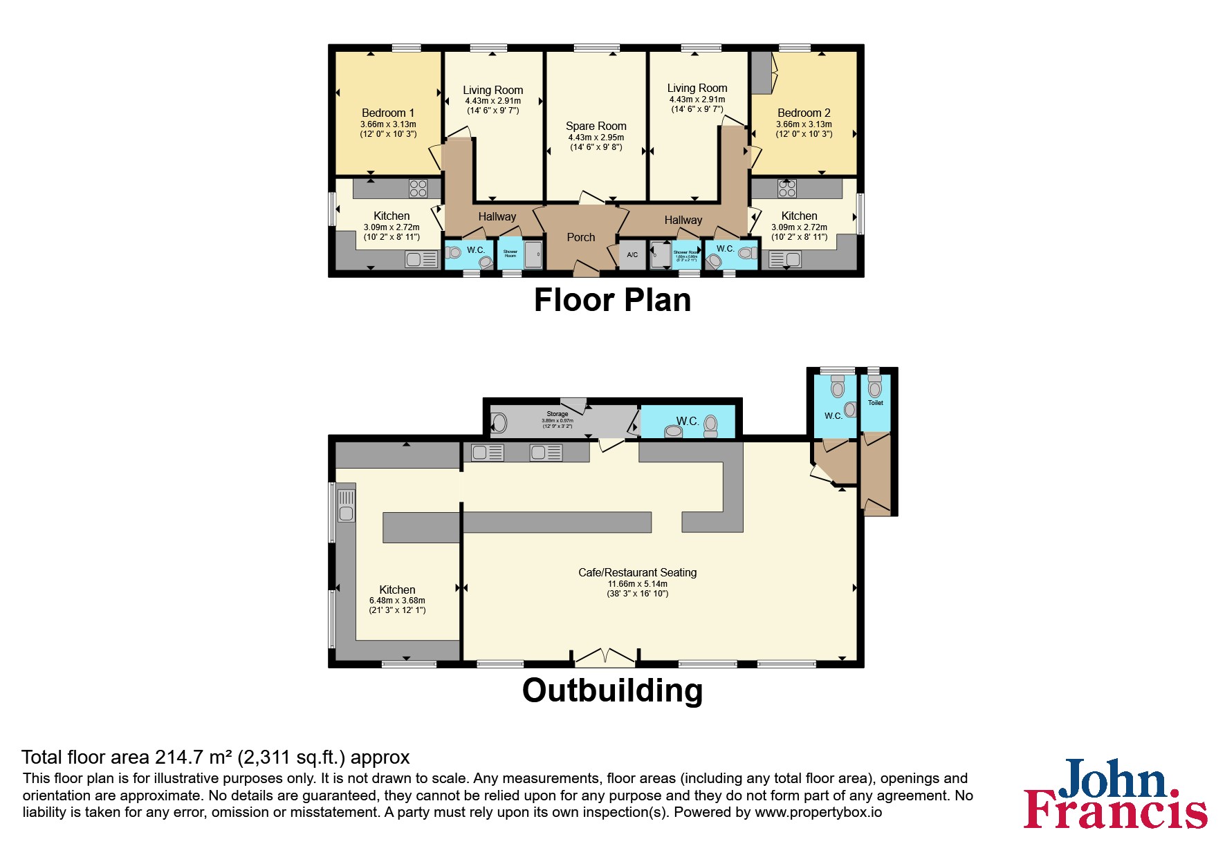 Ferry Cabin,, Ferryside, Carmarthenshire floorplan