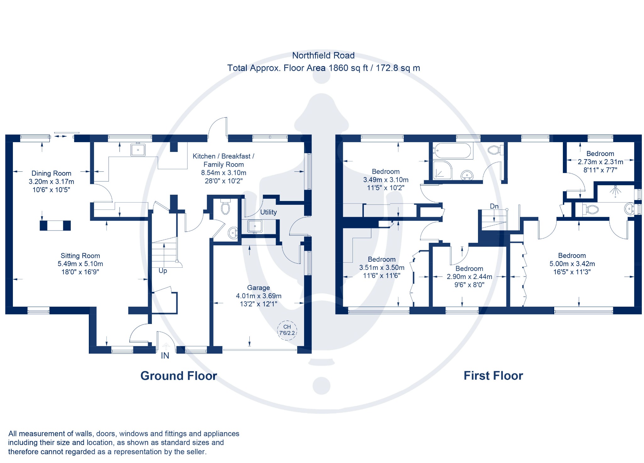 45 Northfield Road, Aylesbury, Buckinghamshire floorplan