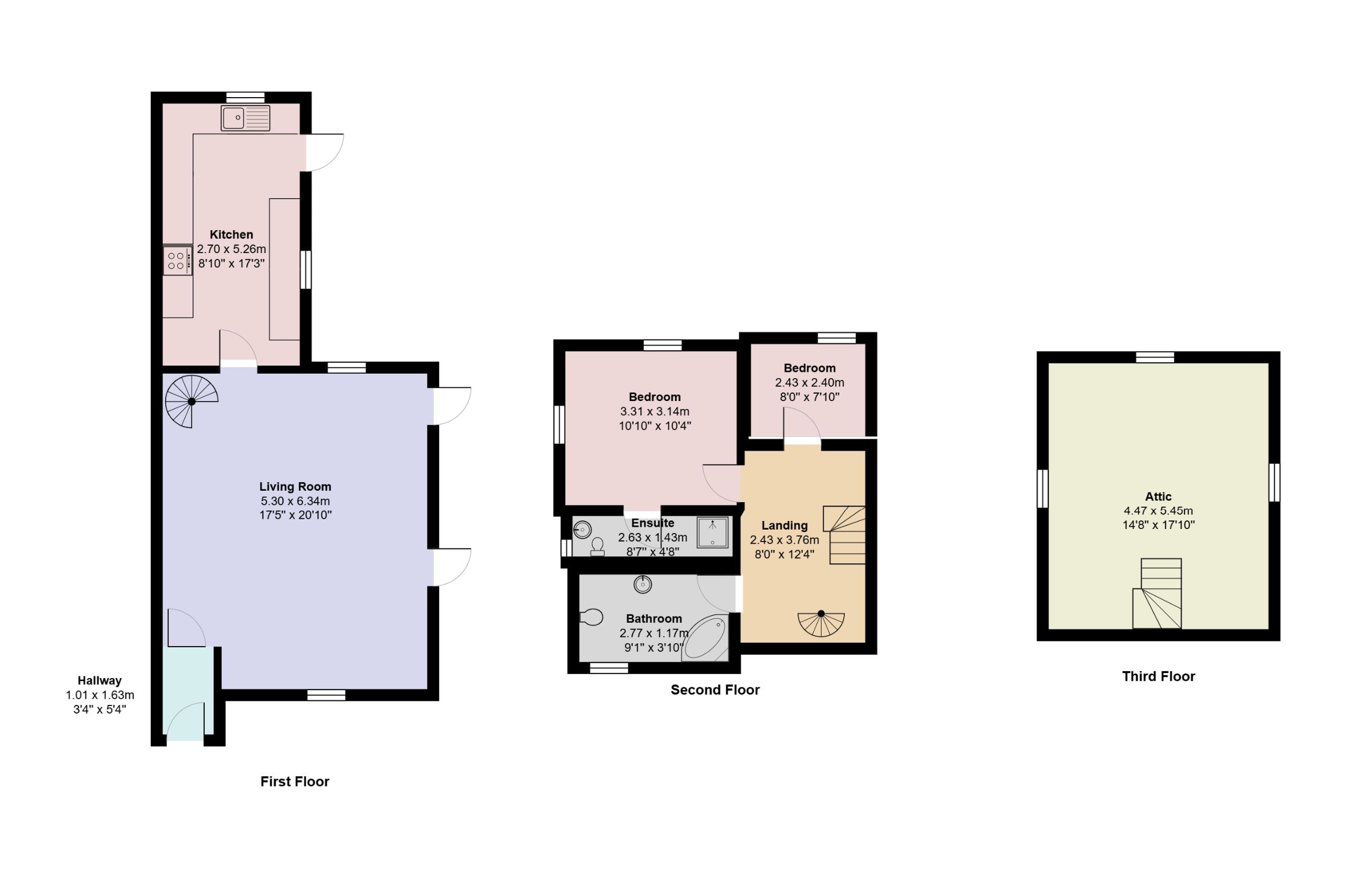 1 Convil Road, Bridgend floorplan
