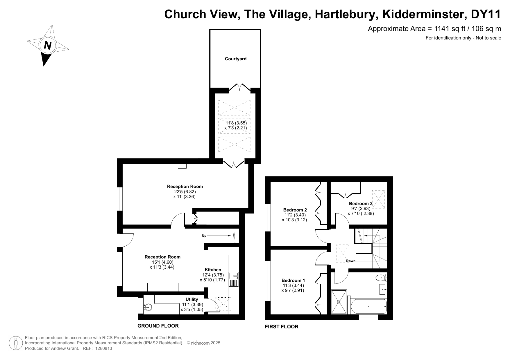 2, Church View, Kidderminster floorplan