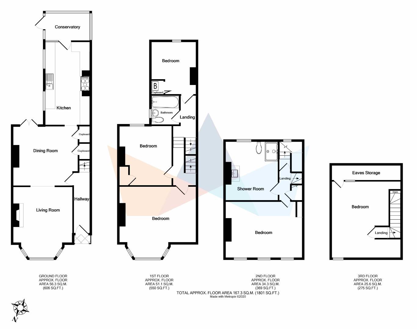 259, Folkestone Road, Dover floorplan