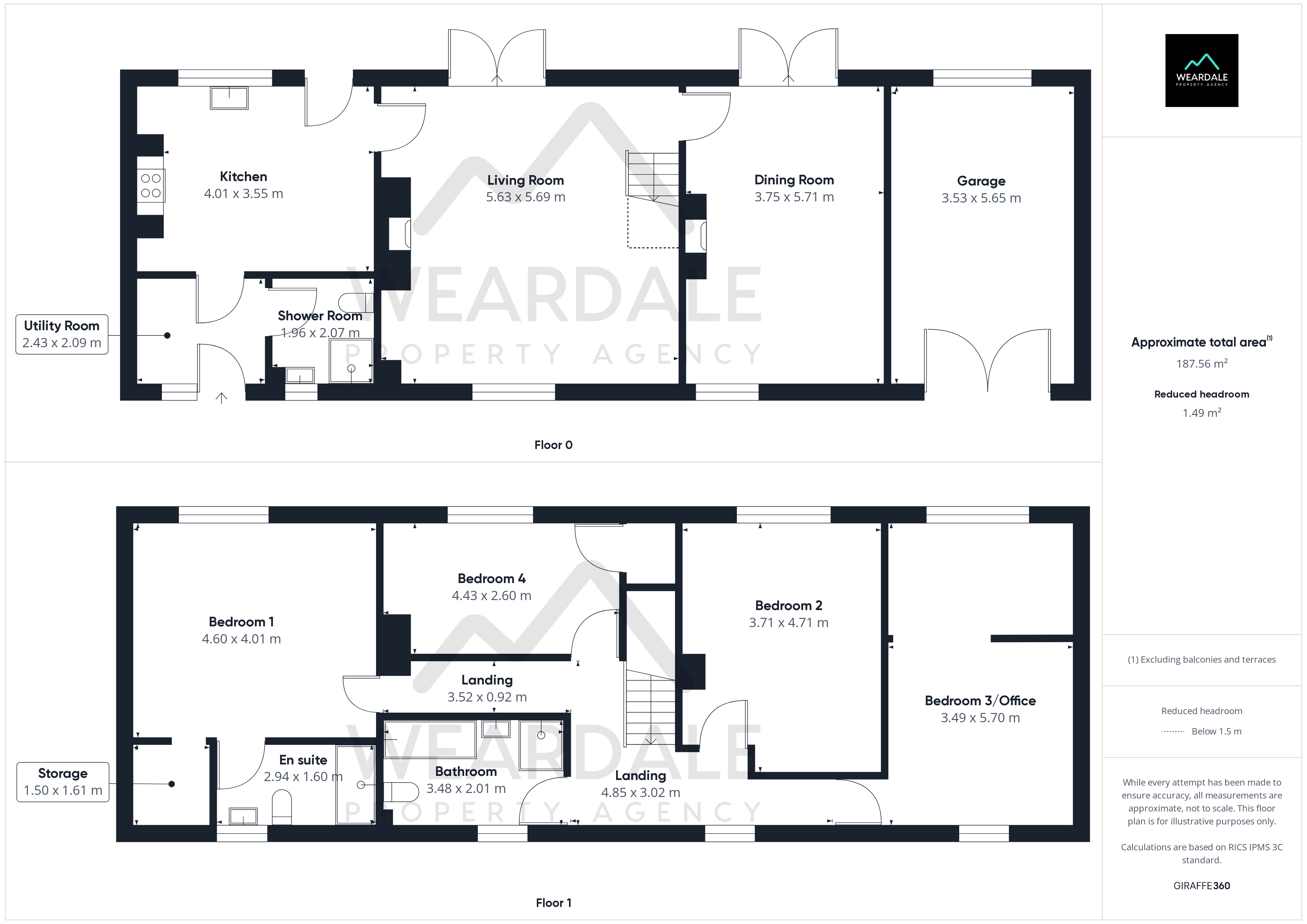 The Barn, Burnfoot, Bishop Auckland floorplan
