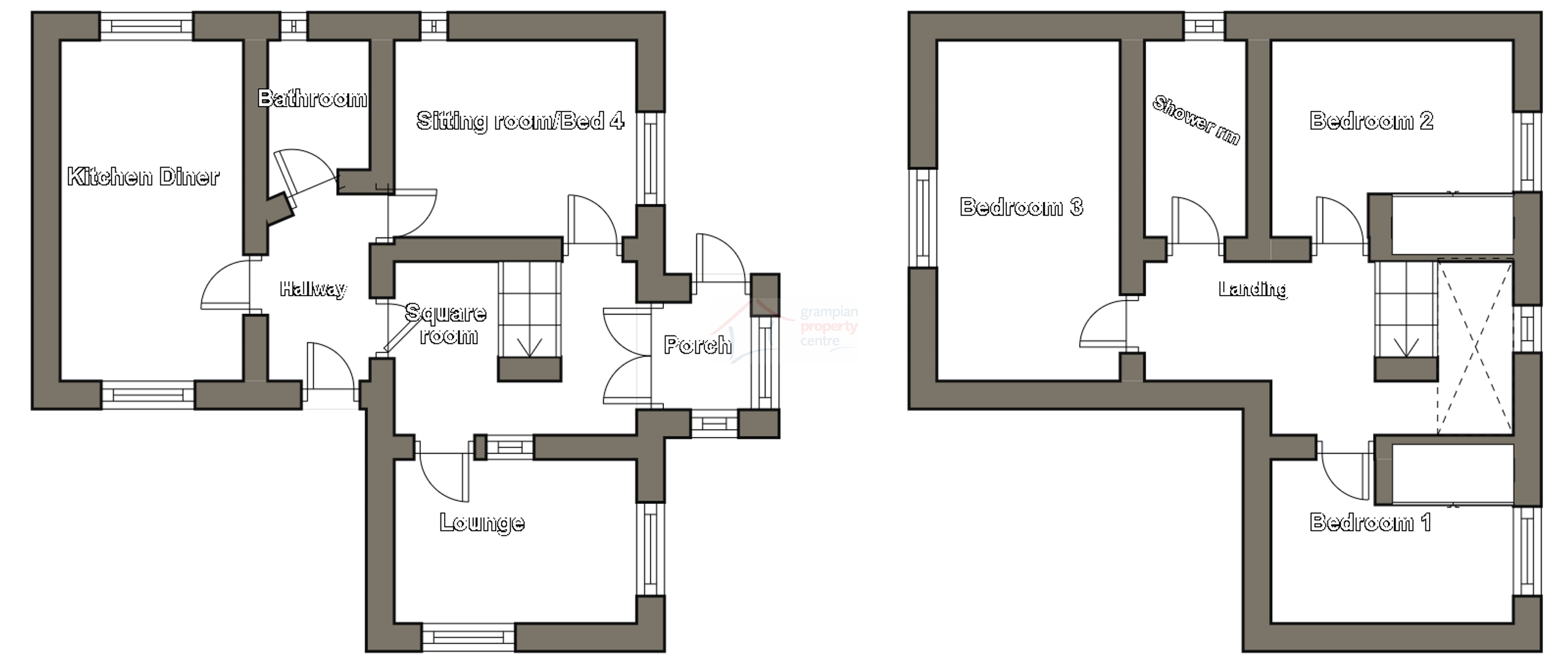 Woodbine Cottage, 61, Pilmuir Road, Forres, Moray, IV36 1HE, Forres floorplan