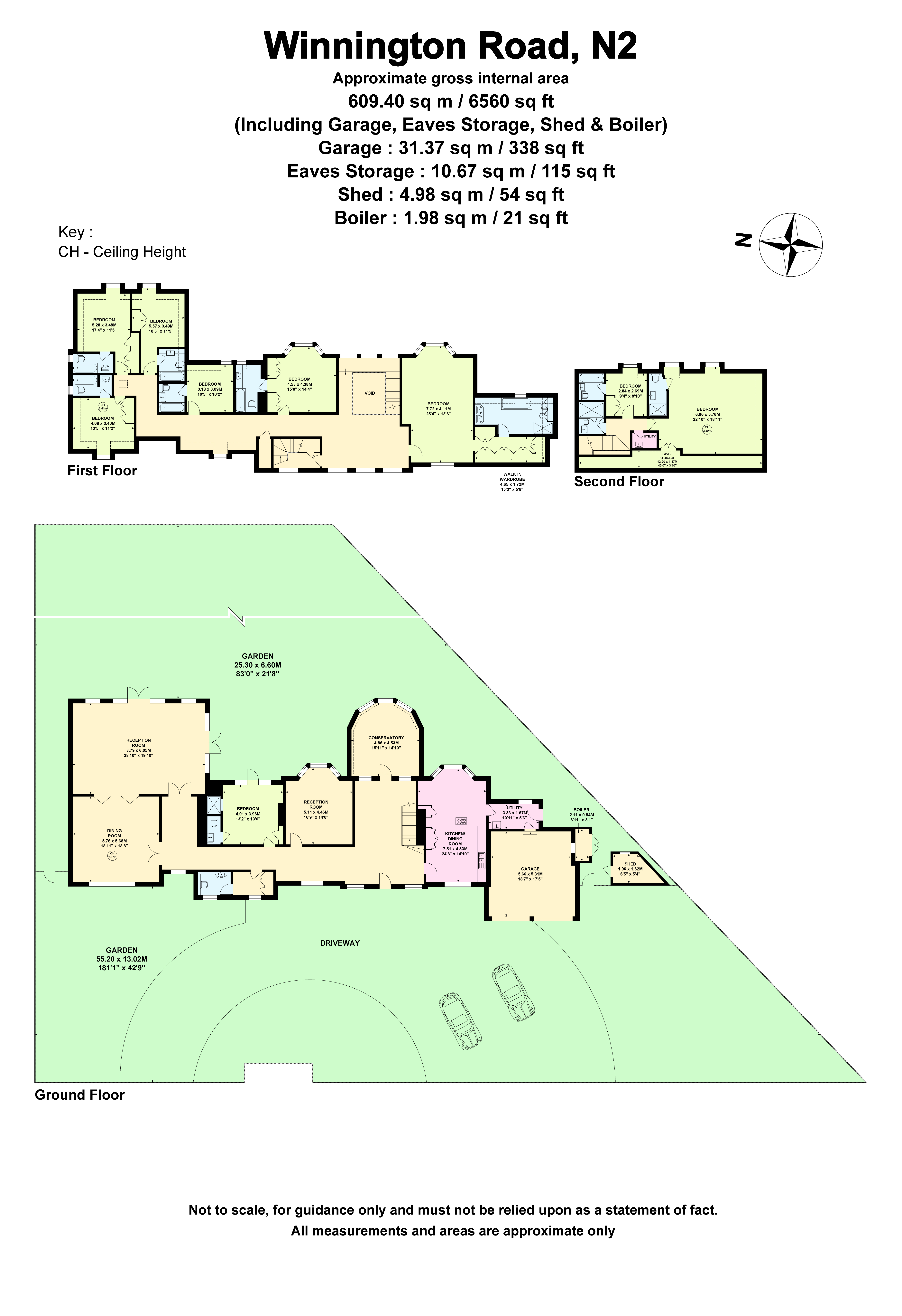 Orchard Lea 19, Winnington Road, London floorplan