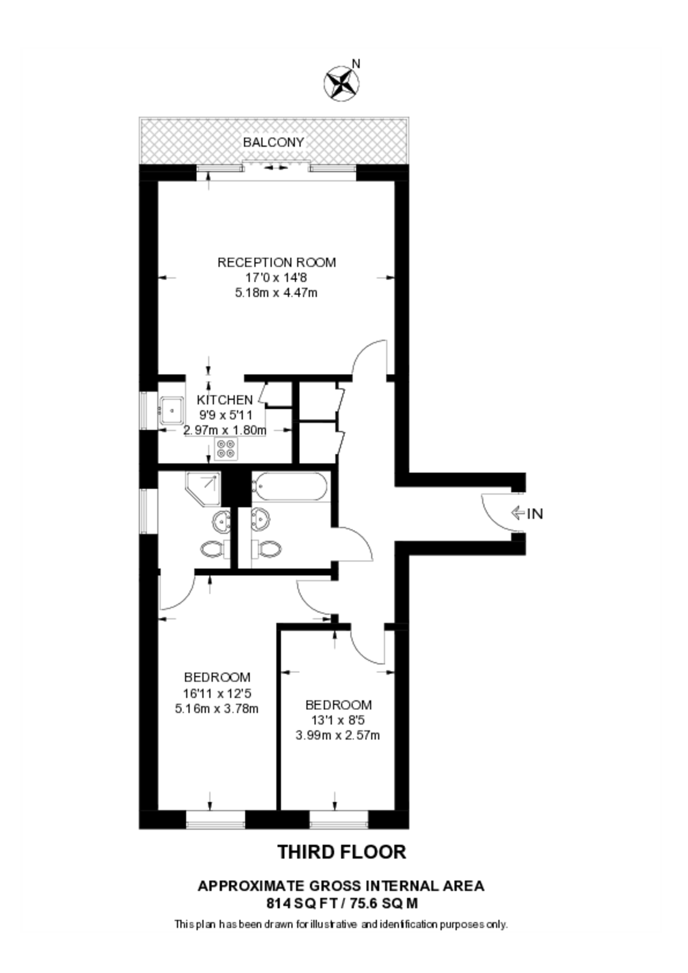 Miles Close, Thamesmead floorplan