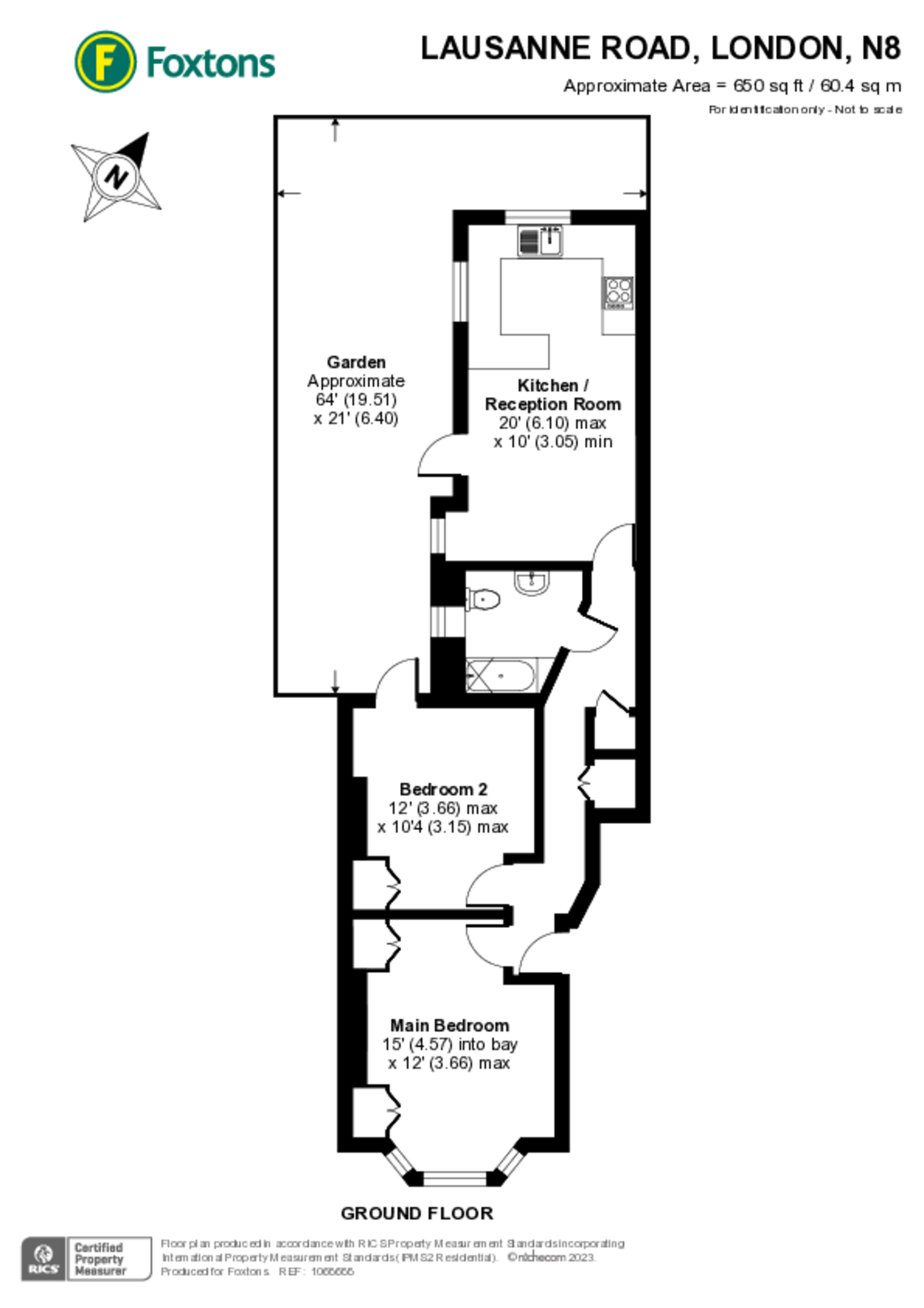 Lausanne Road, Harringay floorplan