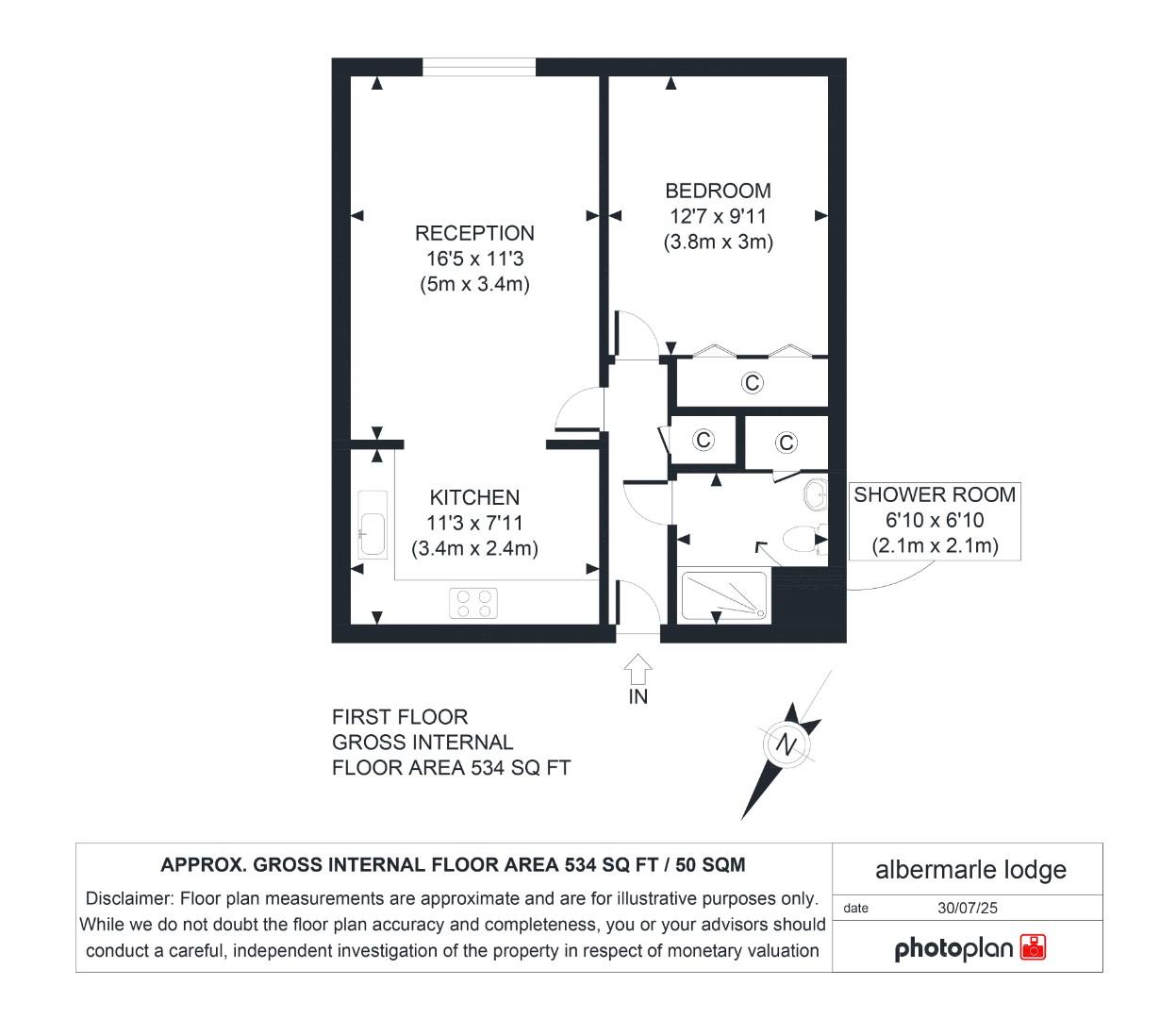 22a, Albemarle Lodge, London floorplan