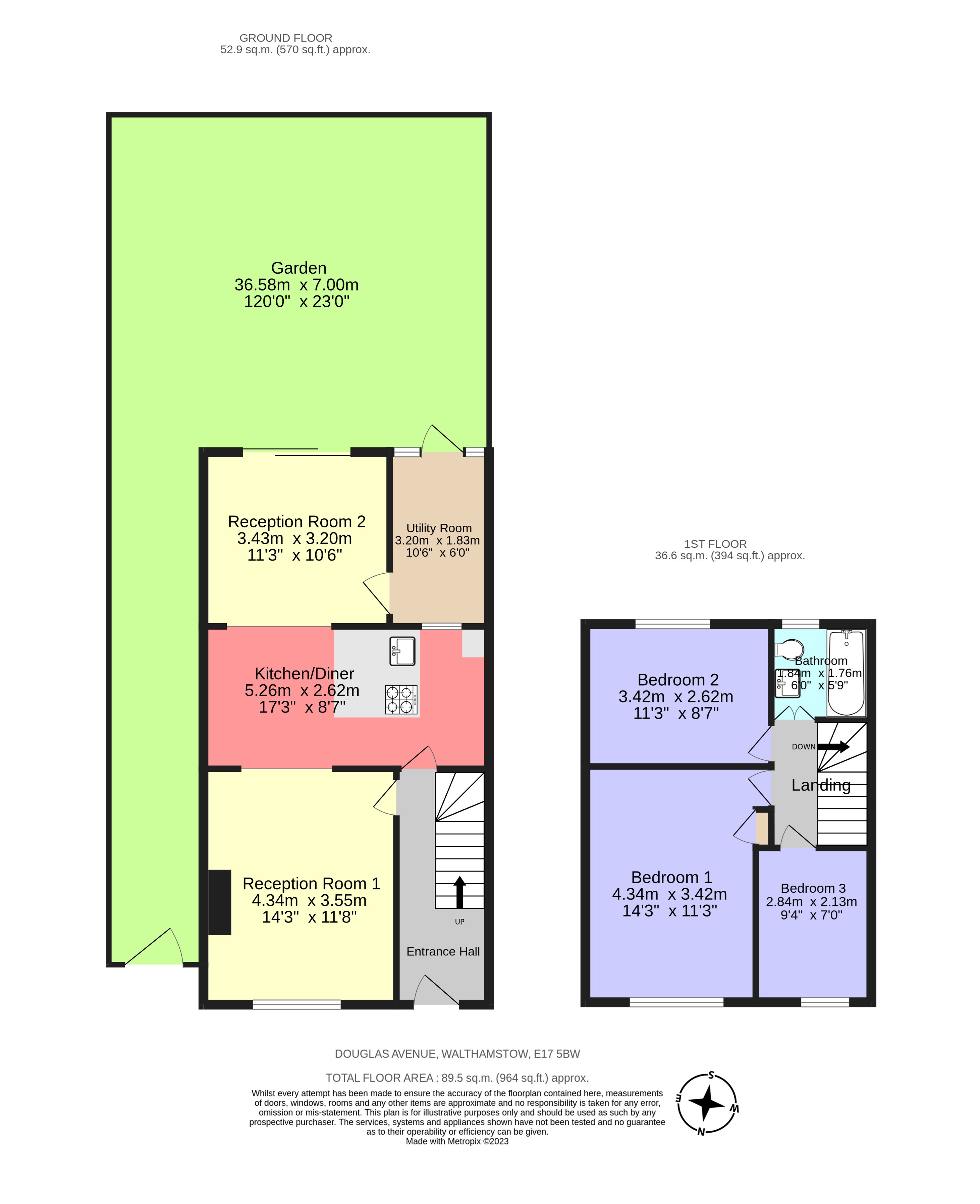 Douglas Avenue, London E17, 3 bedroom end terrace house for sale