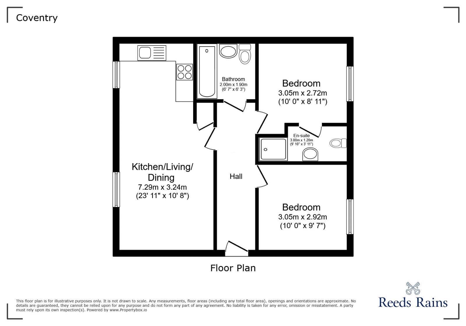 32, Dennis Davison Place, Coventry floorplan