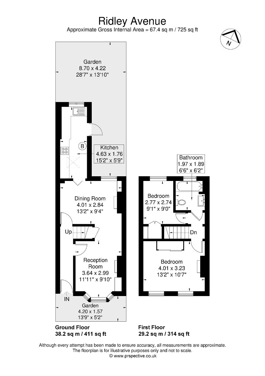 18, Ridley Avenue, London floorplan