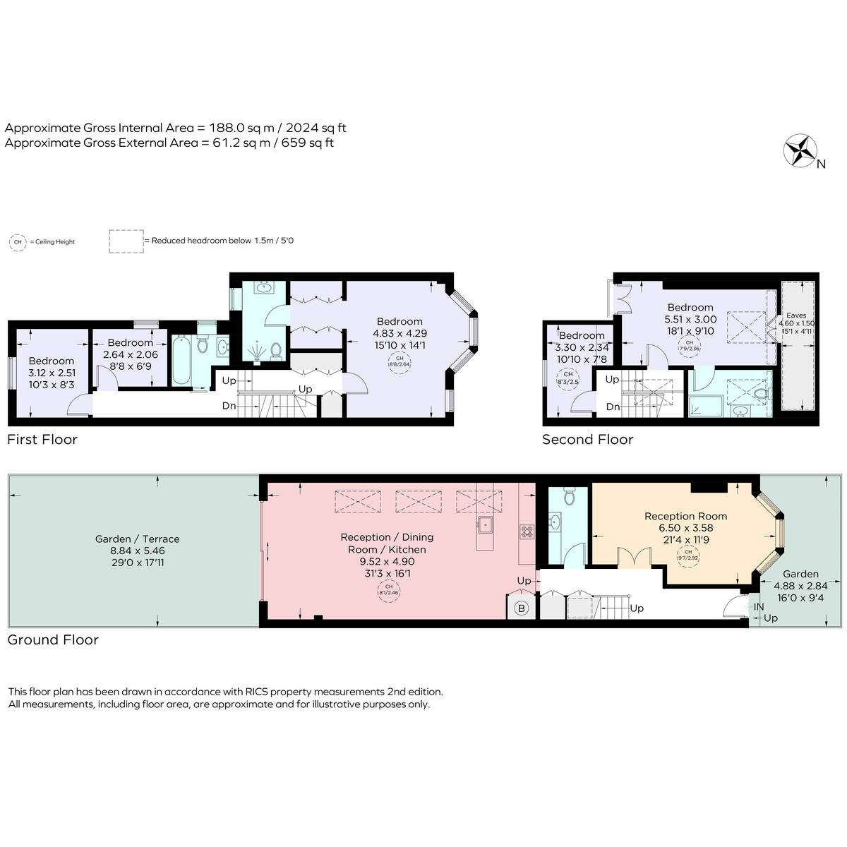 83, Burrows Road, London floorplan