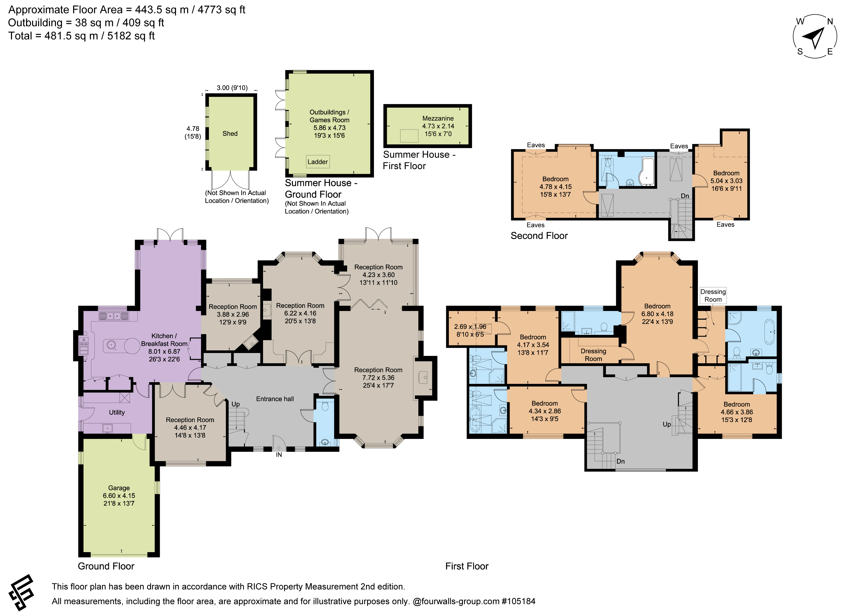 7, Cross Lane, Hertfordshire floorplan