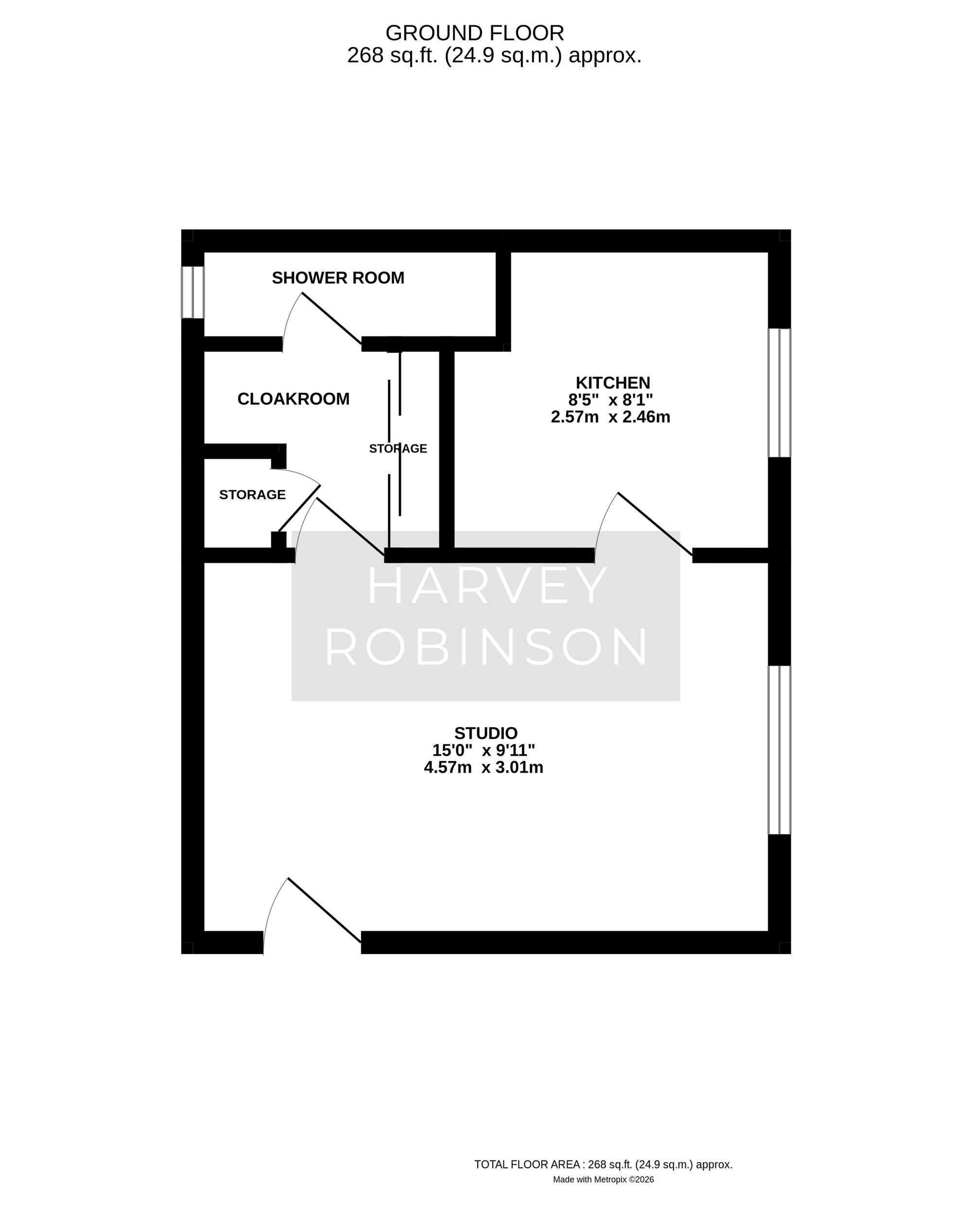 5 Mortimer Row, Huntingdon floorplan