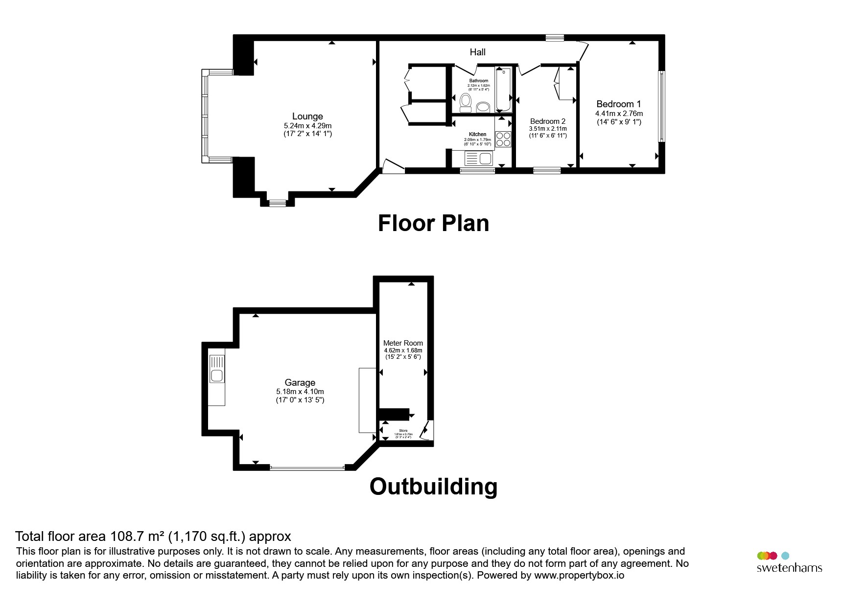 2, Thornhill, 50, Lache Lane, Chester floorplan