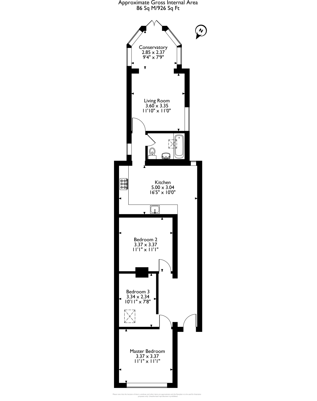 76, Shawfield Road, Ash floorplan