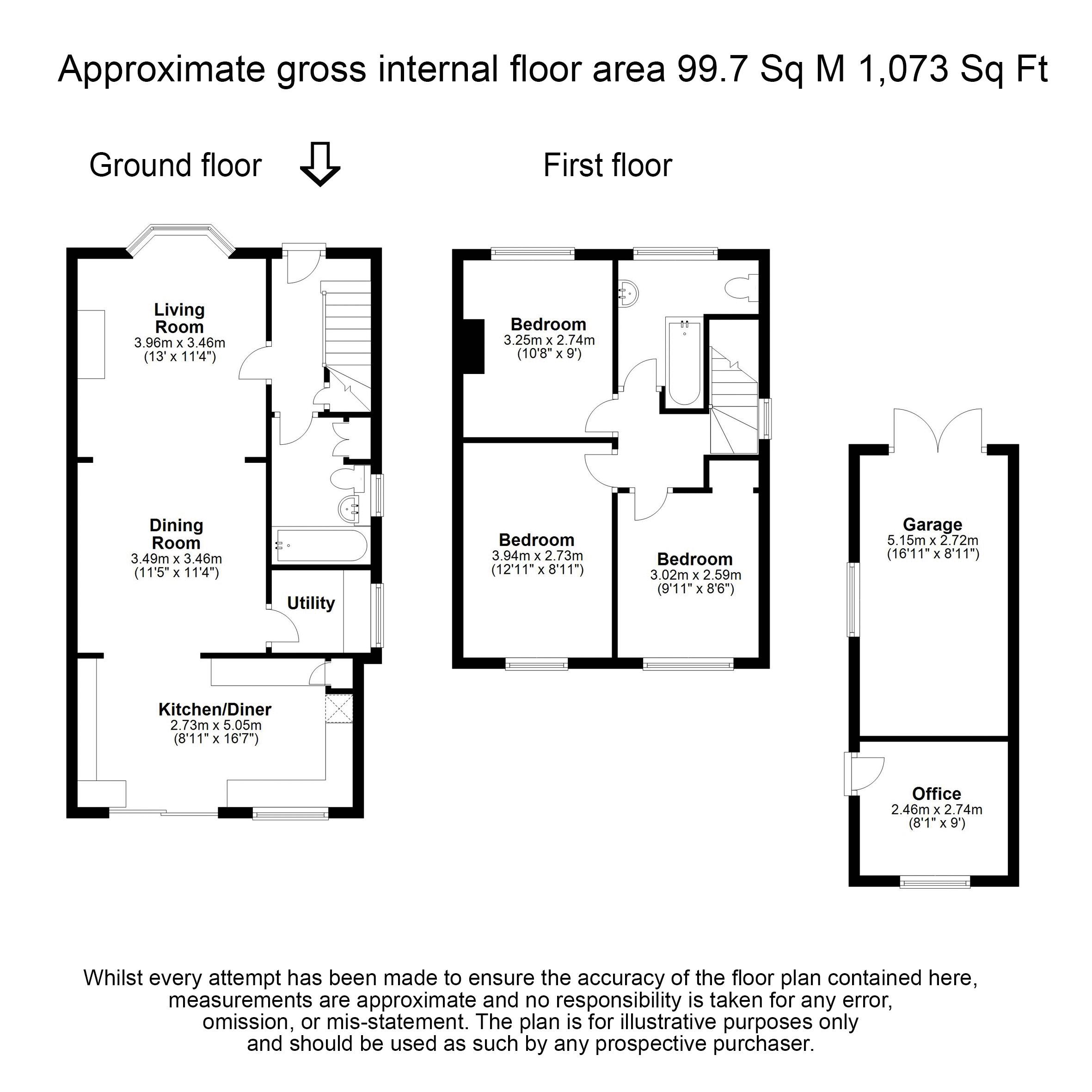 3 Bedrooms Semi-detached house for sale in Franklyn Road, Walton-On-Thames KT12