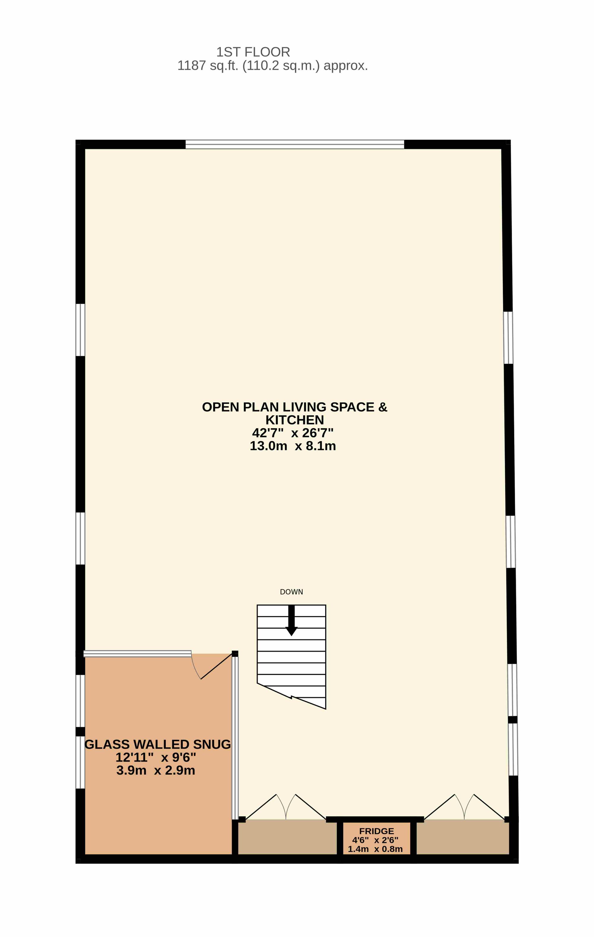The Old Chapel Slippery Back, Tenby floorplan