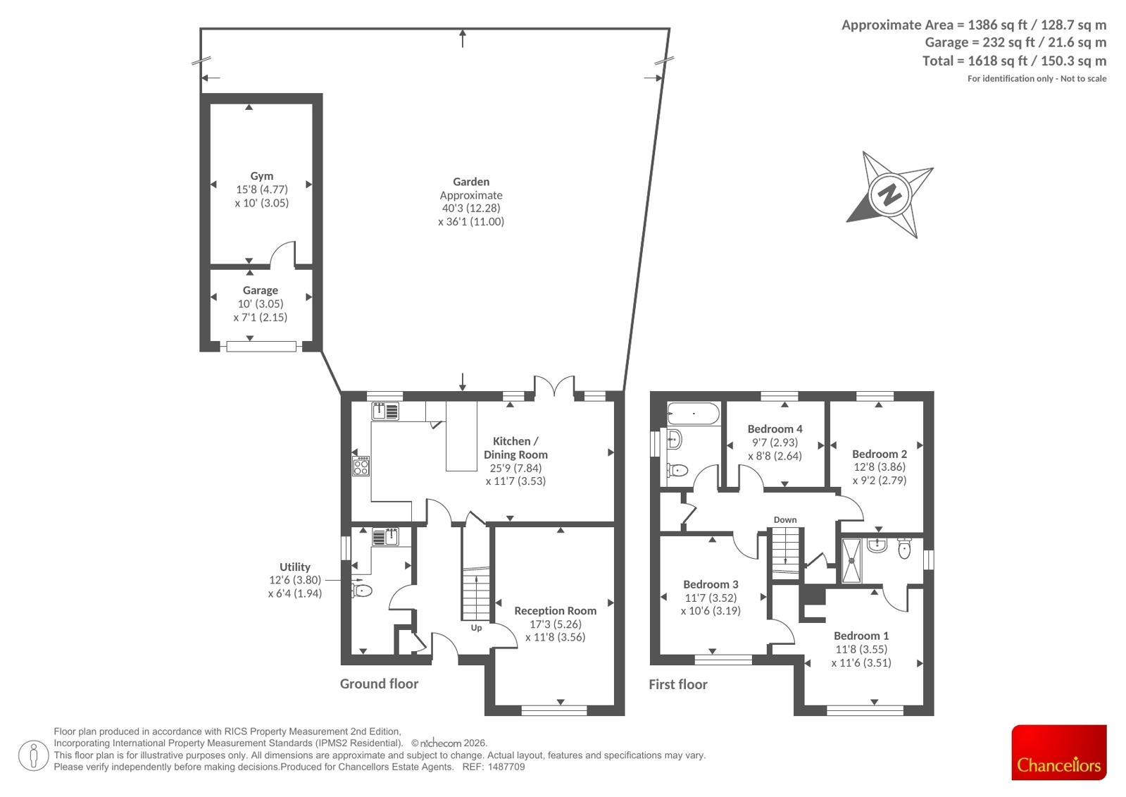 11, Crimson Gardens, Bicester floorplan