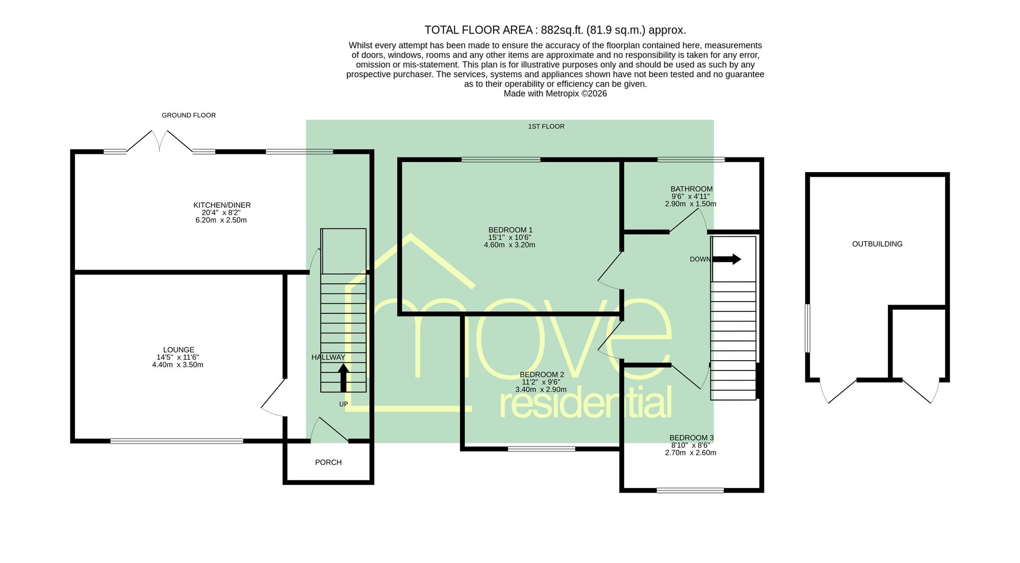 88 Glenwood Drive, Wirral floorplan