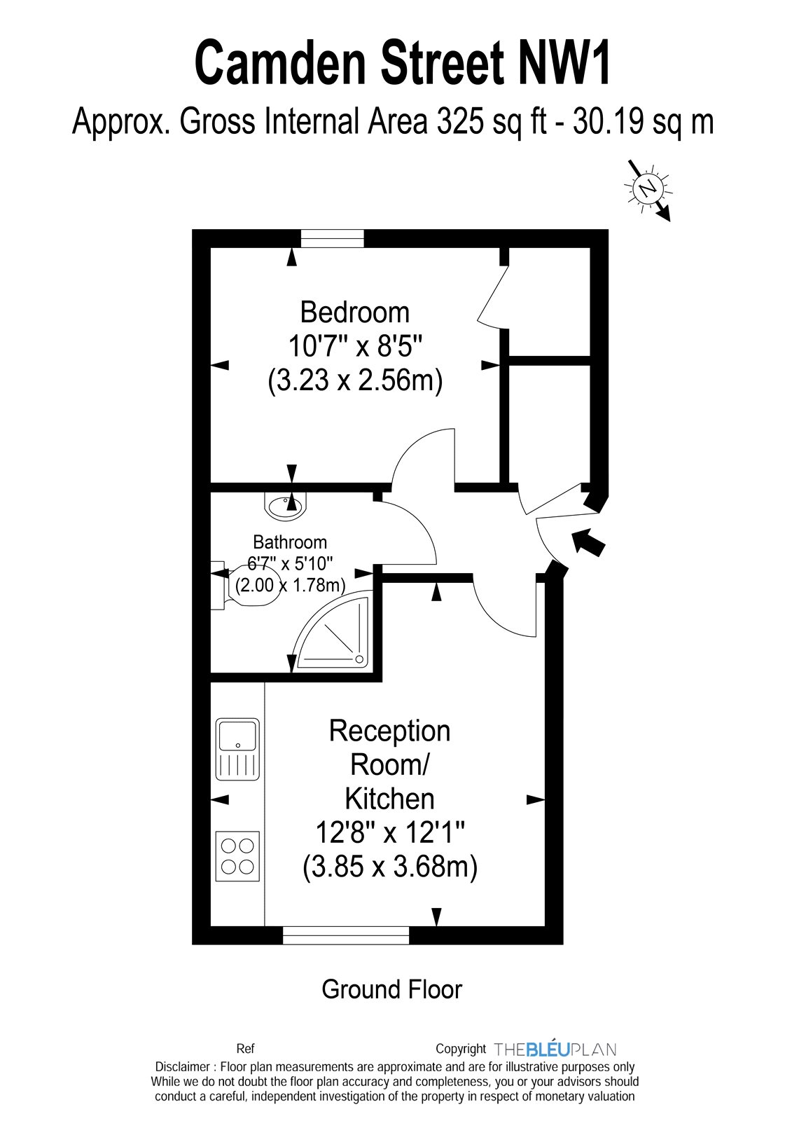 1 Bedrooms Flat for sale in Camden Street, Camden, London NW1